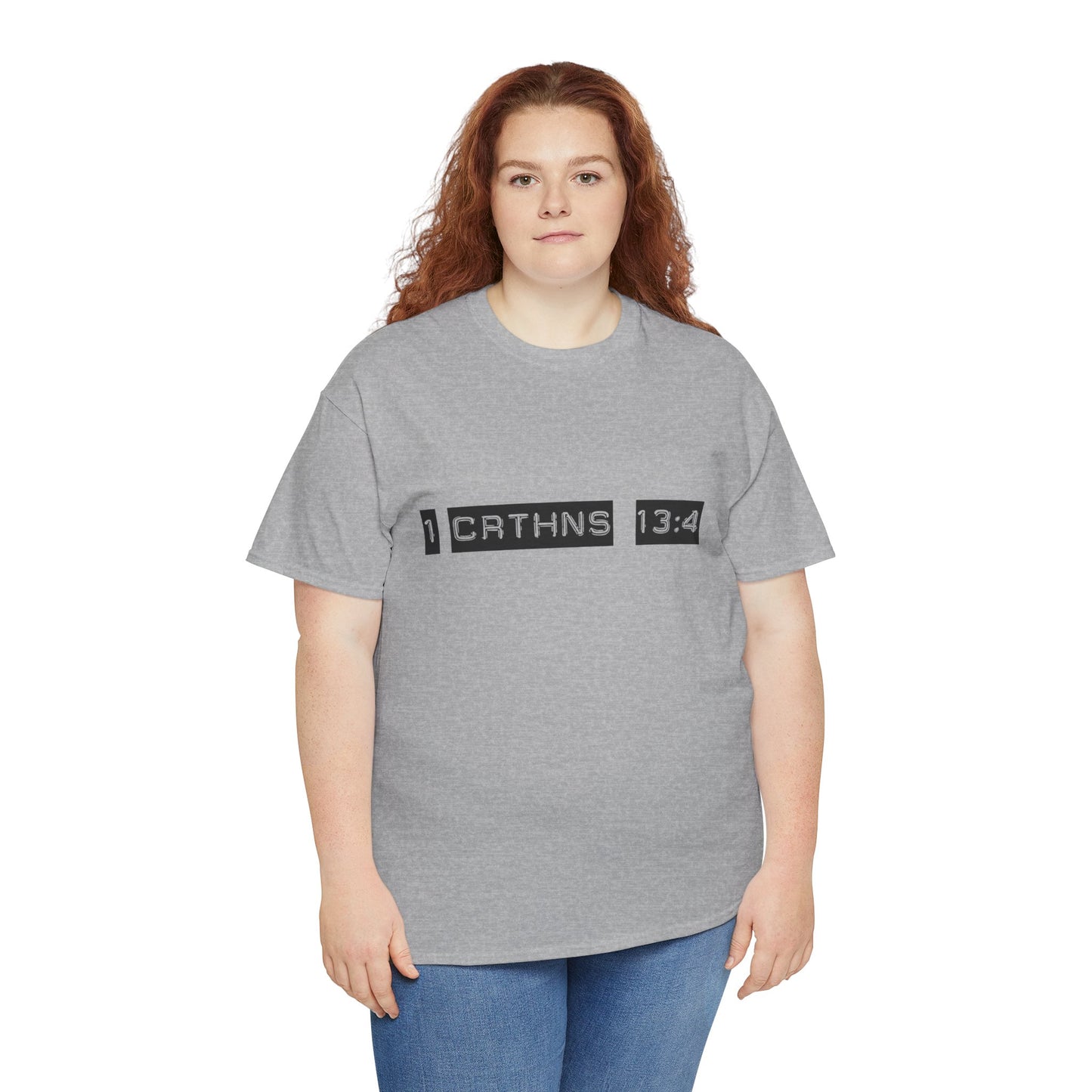 Unisex Heavy Cotton Tee - Love is Patient, Love is Kind