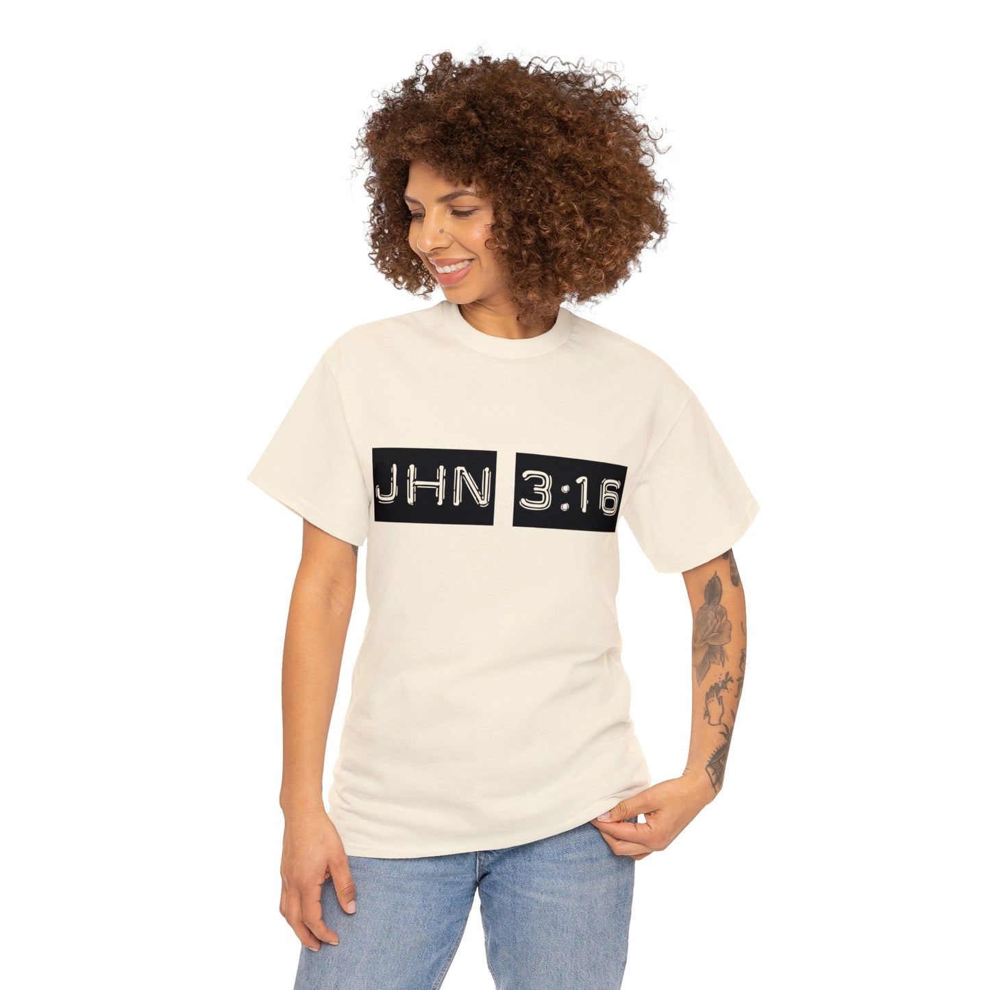 Unisex Heavy Cotton Tee - He so Loved the World