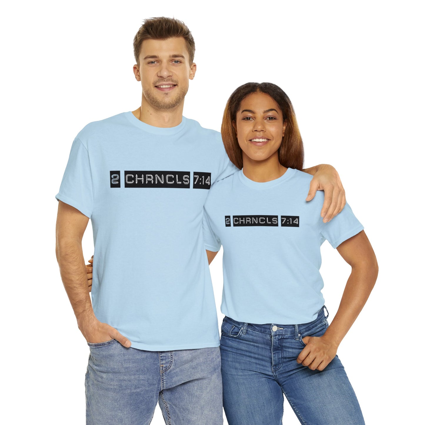 Unisex Heavy Cotton Tee - Be Humble and Pray