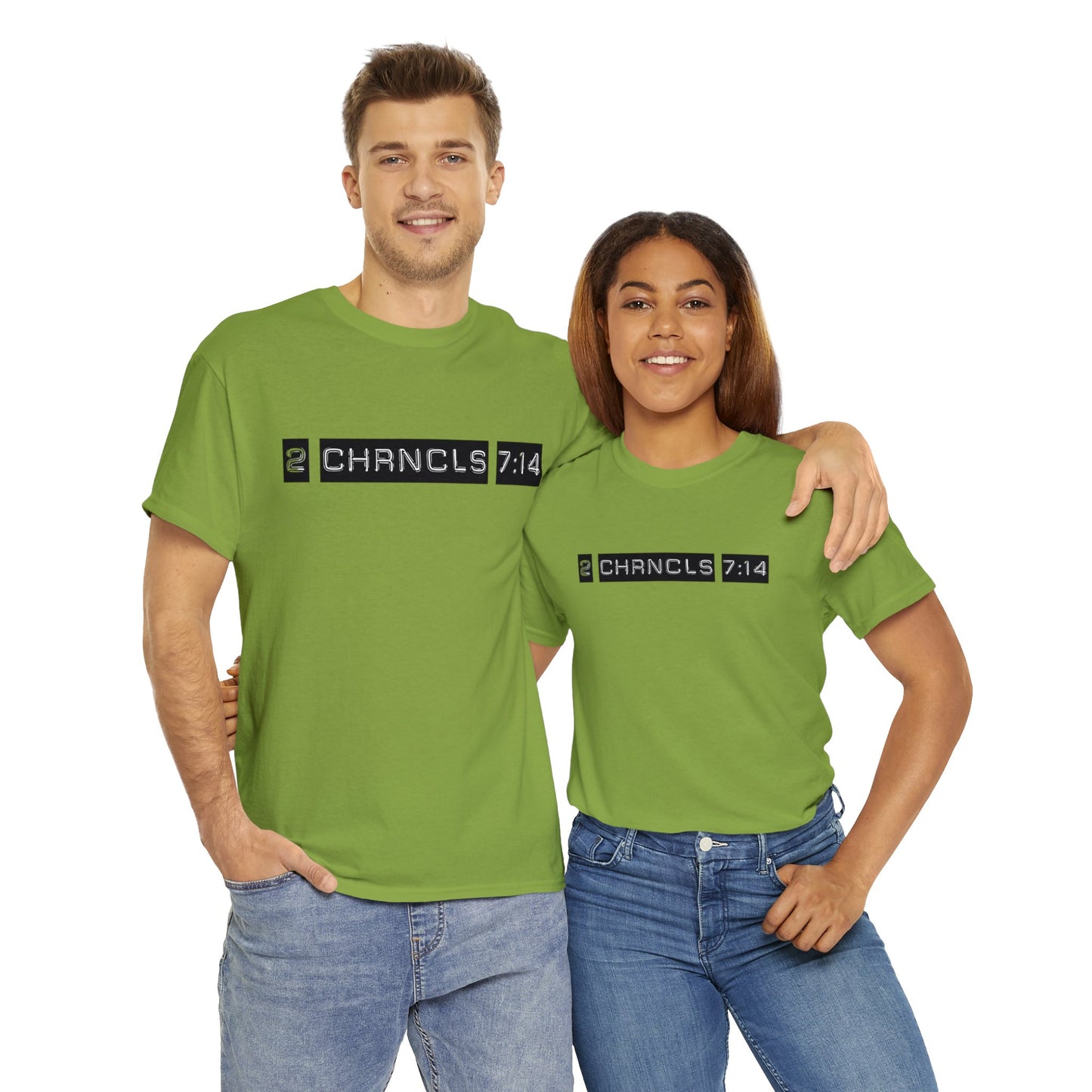 Unisex Heavy Cotton Tee - Be Humble and Pray