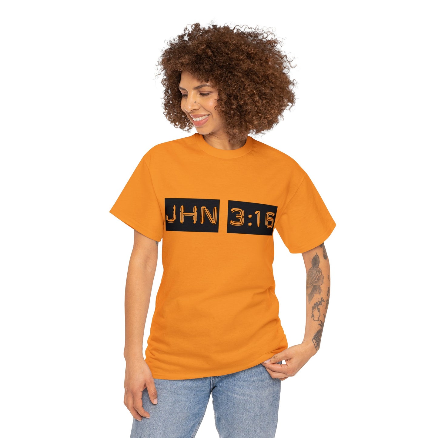Unisex Heavy Cotton Tee - He so Loved the World