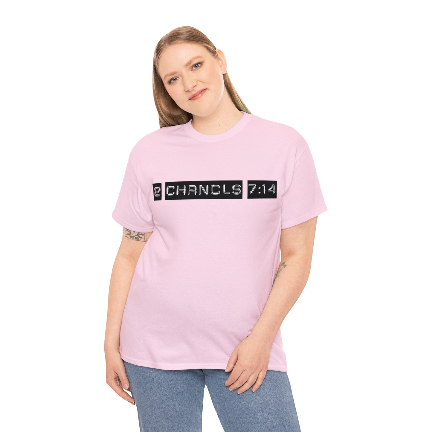 Unisex Heavy Cotton Tee - Be Humble and Pray
