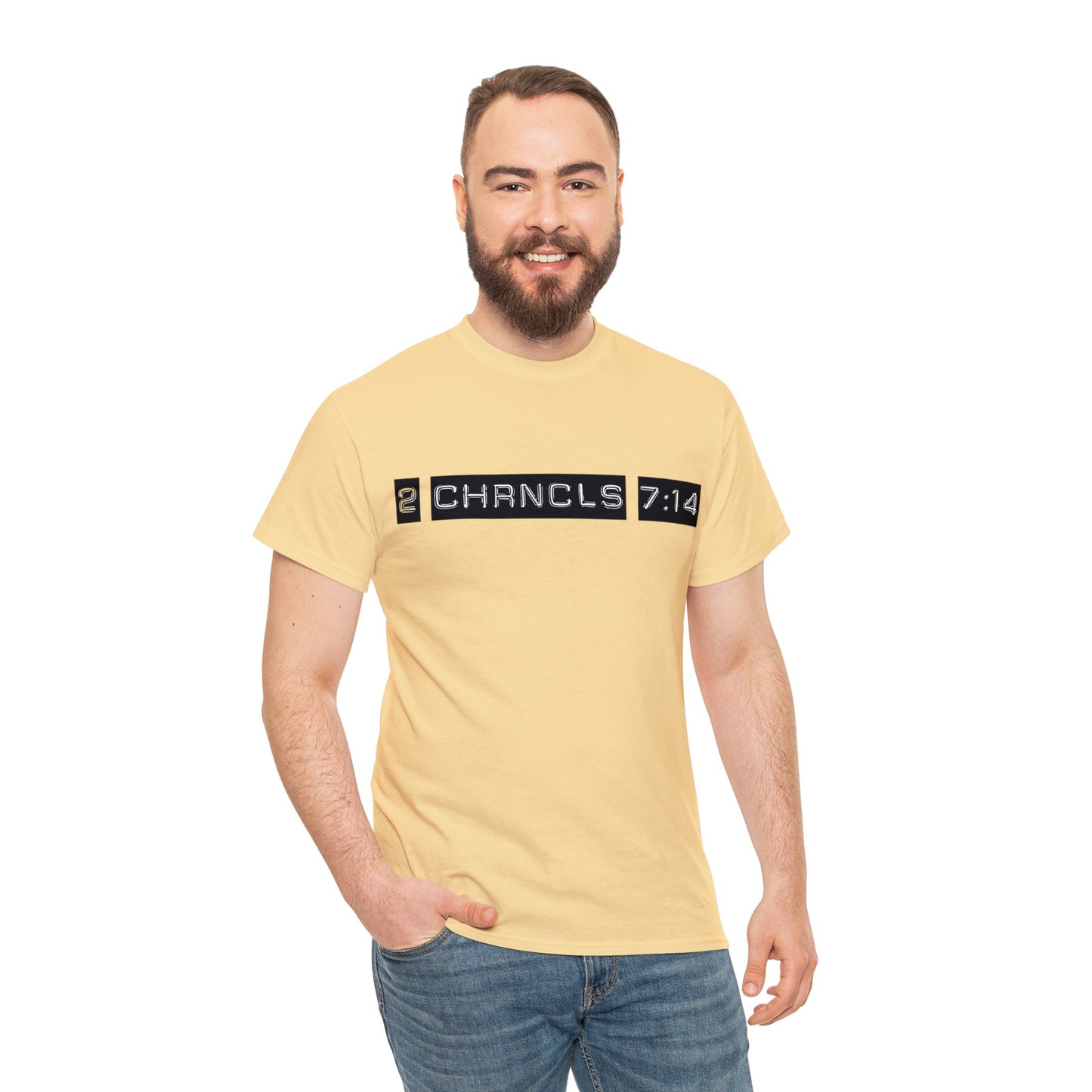Unisex Heavy Cotton Tee - Be Humble and Pray