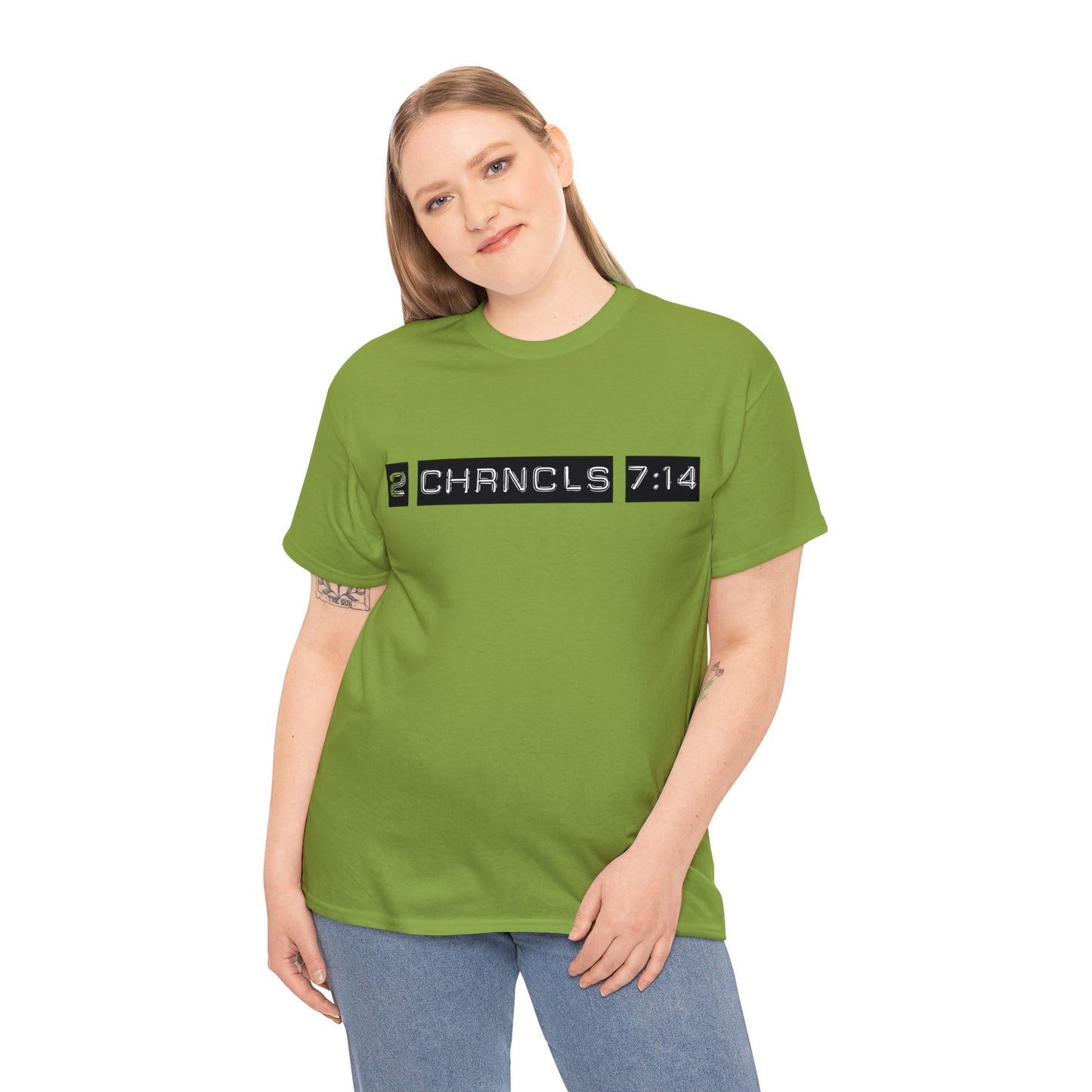 Unisex Heavy Cotton Tee - Be Humble and Pray
