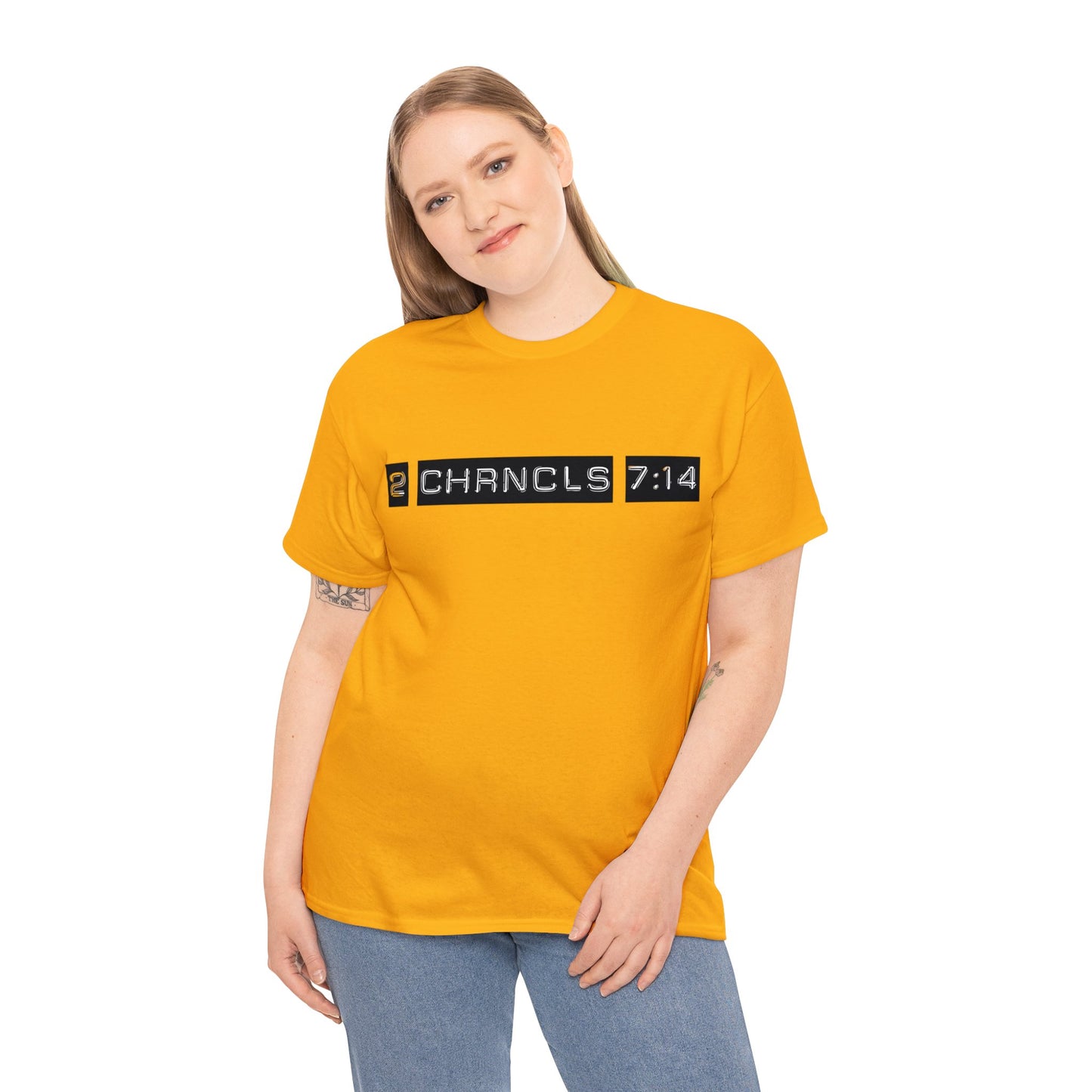 Unisex Heavy Cotton Tee - Be Humble and Pray