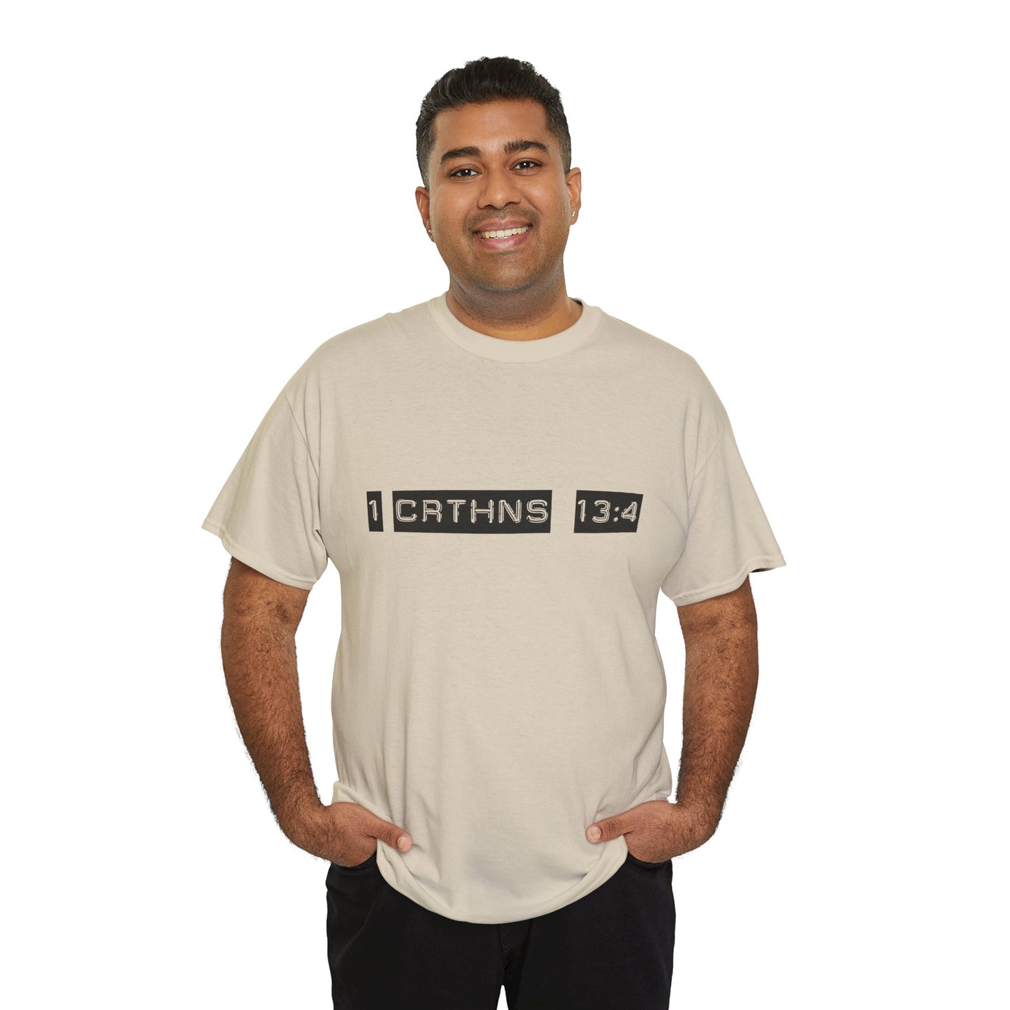 Unisex Heavy Cotton Tee - Love is Patient, Love is Kind