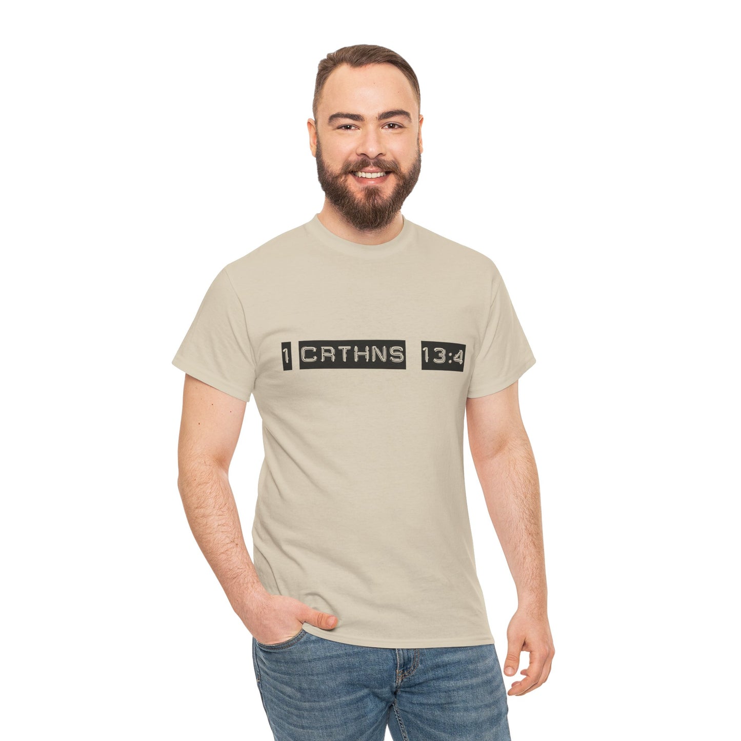 Unisex Heavy Cotton Tee - Love is Patient, Love is Kind