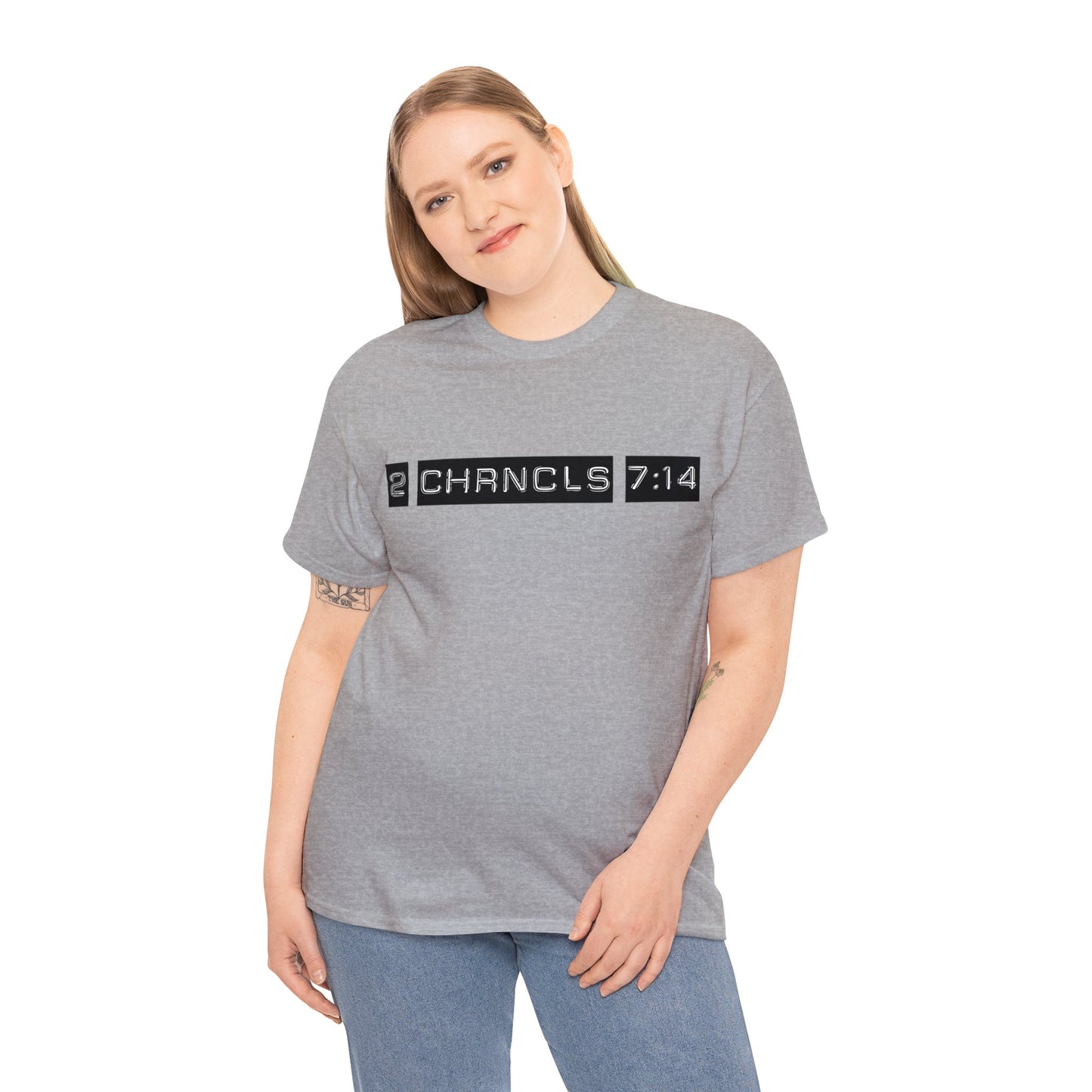 Unisex Heavy Cotton Tee - Be Humble and Pray