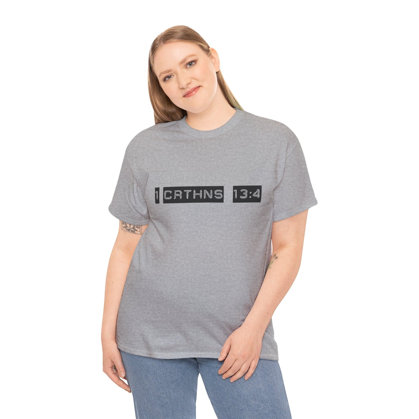 Unisex Heavy Cotton Tee - Love is Patient, Love is Kind