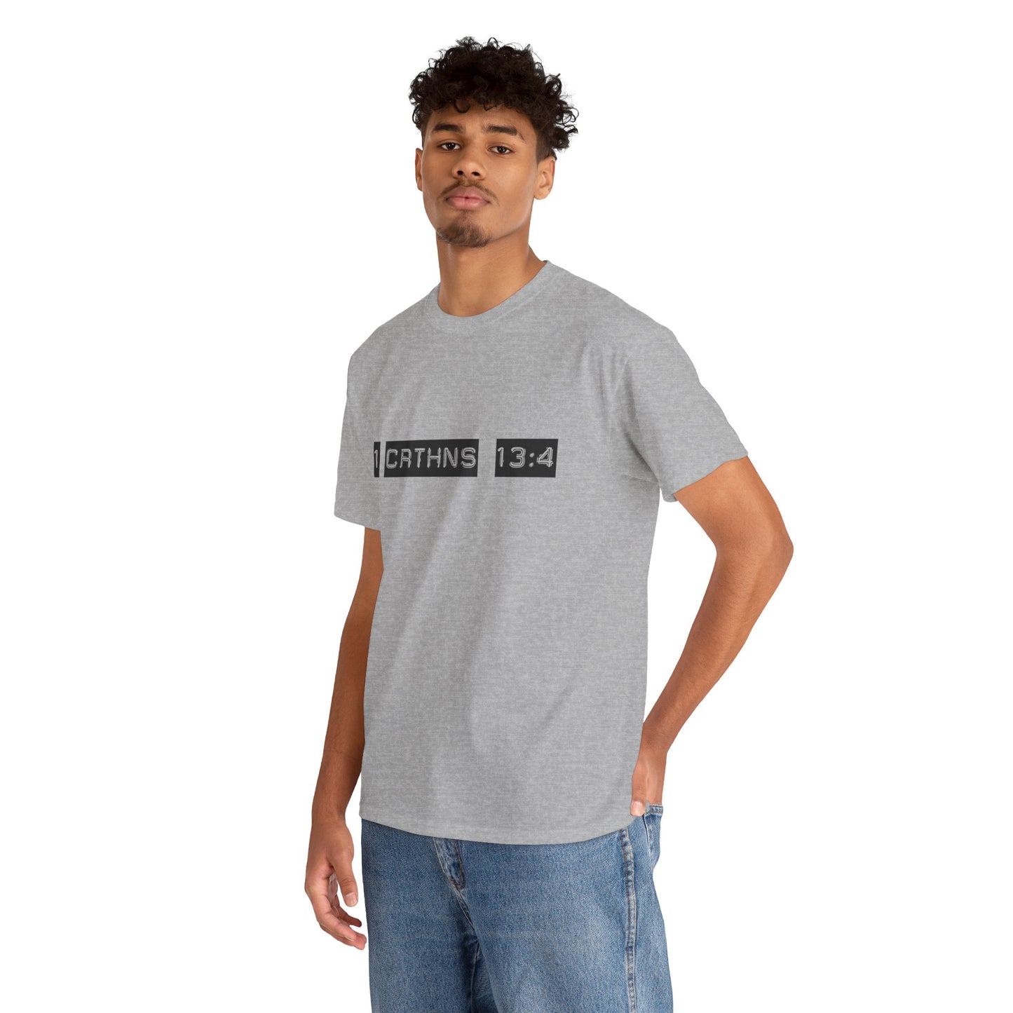 Unisex Heavy Cotton Tee - Love is Patient, Love is Kind