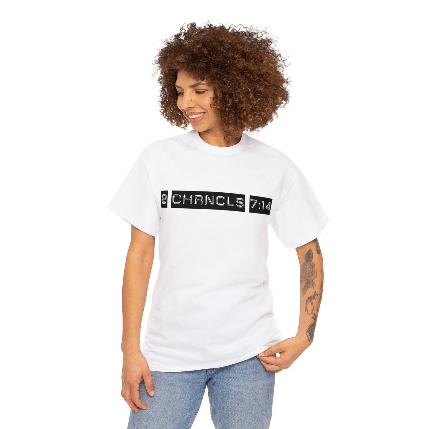 Unisex Heavy Cotton Tee - Be Humble and Pray