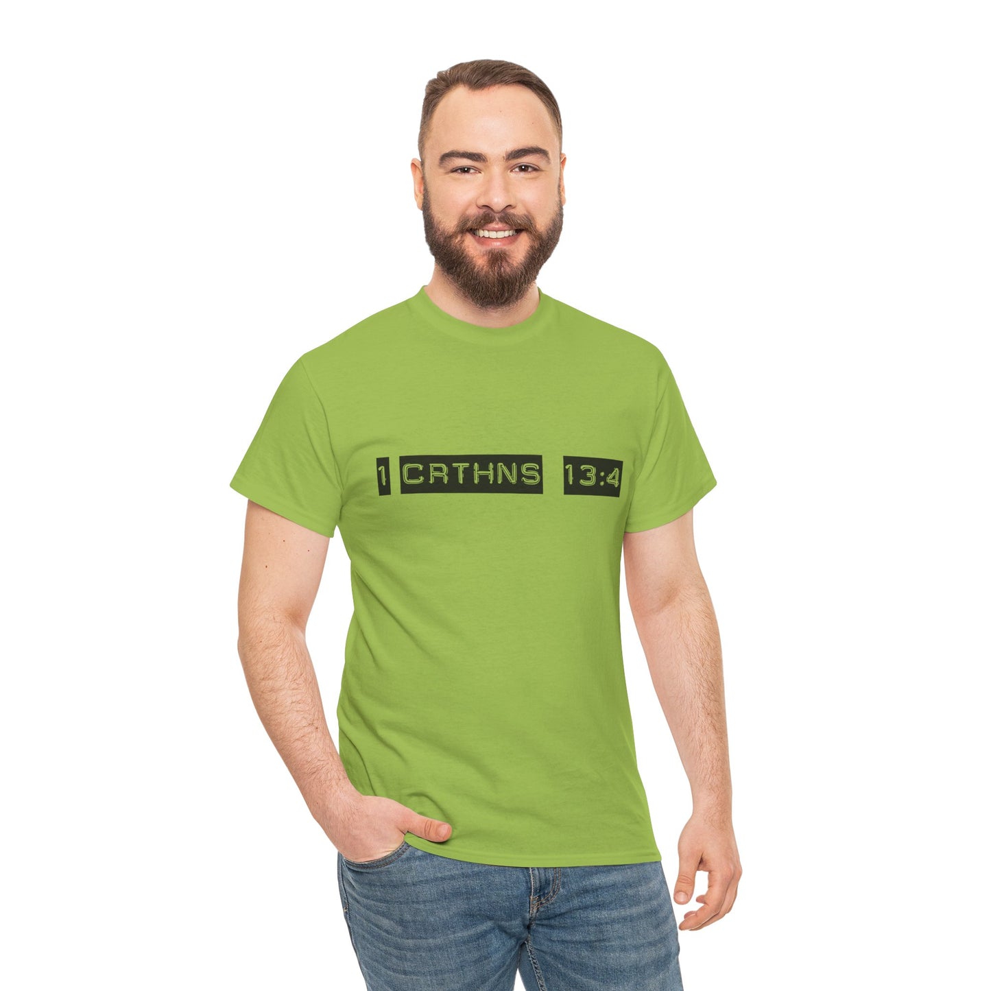 Unisex Heavy Cotton Tee - Love is Patient, Love is Kind