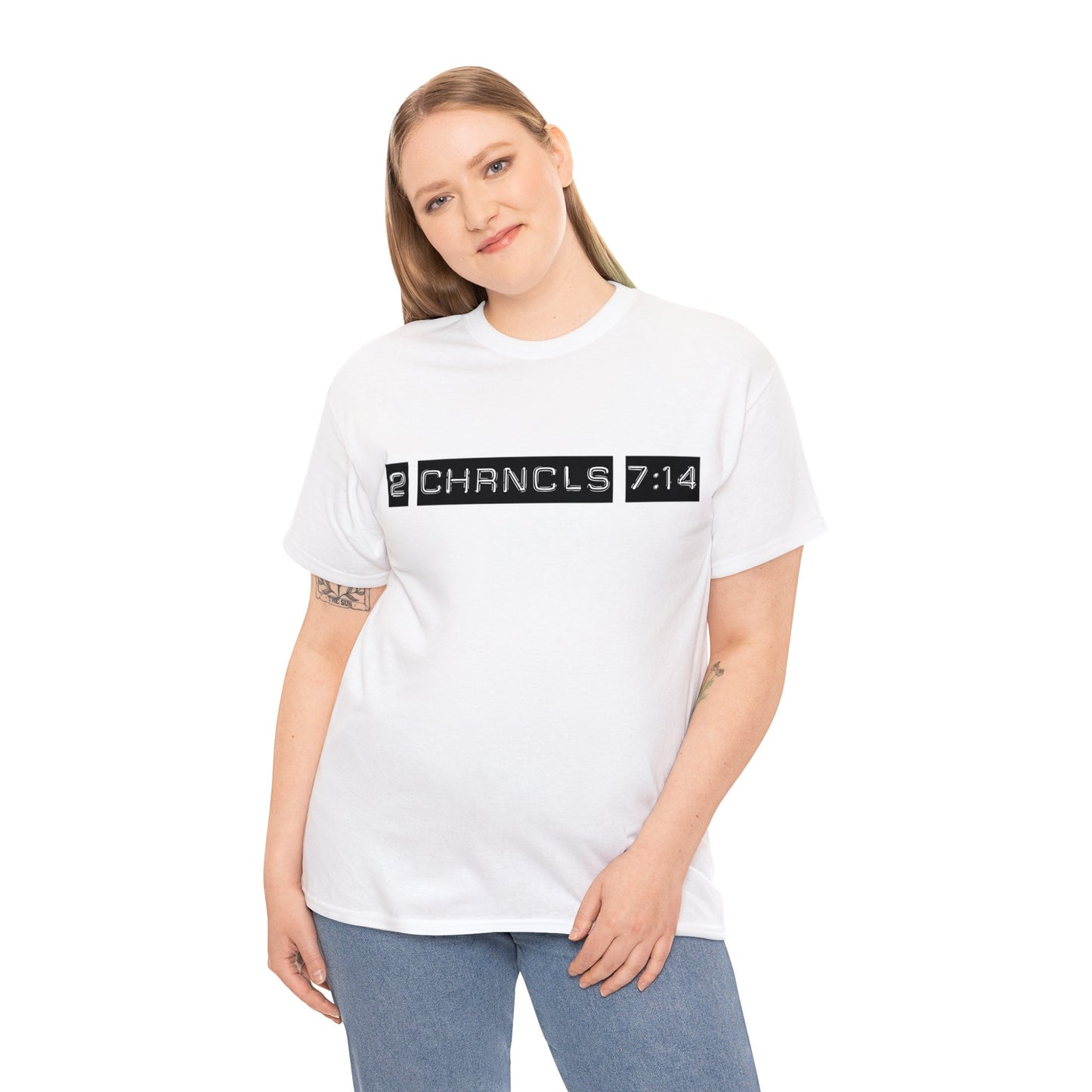 Unisex Heavy Cotton Tee - Be Humble and Pray