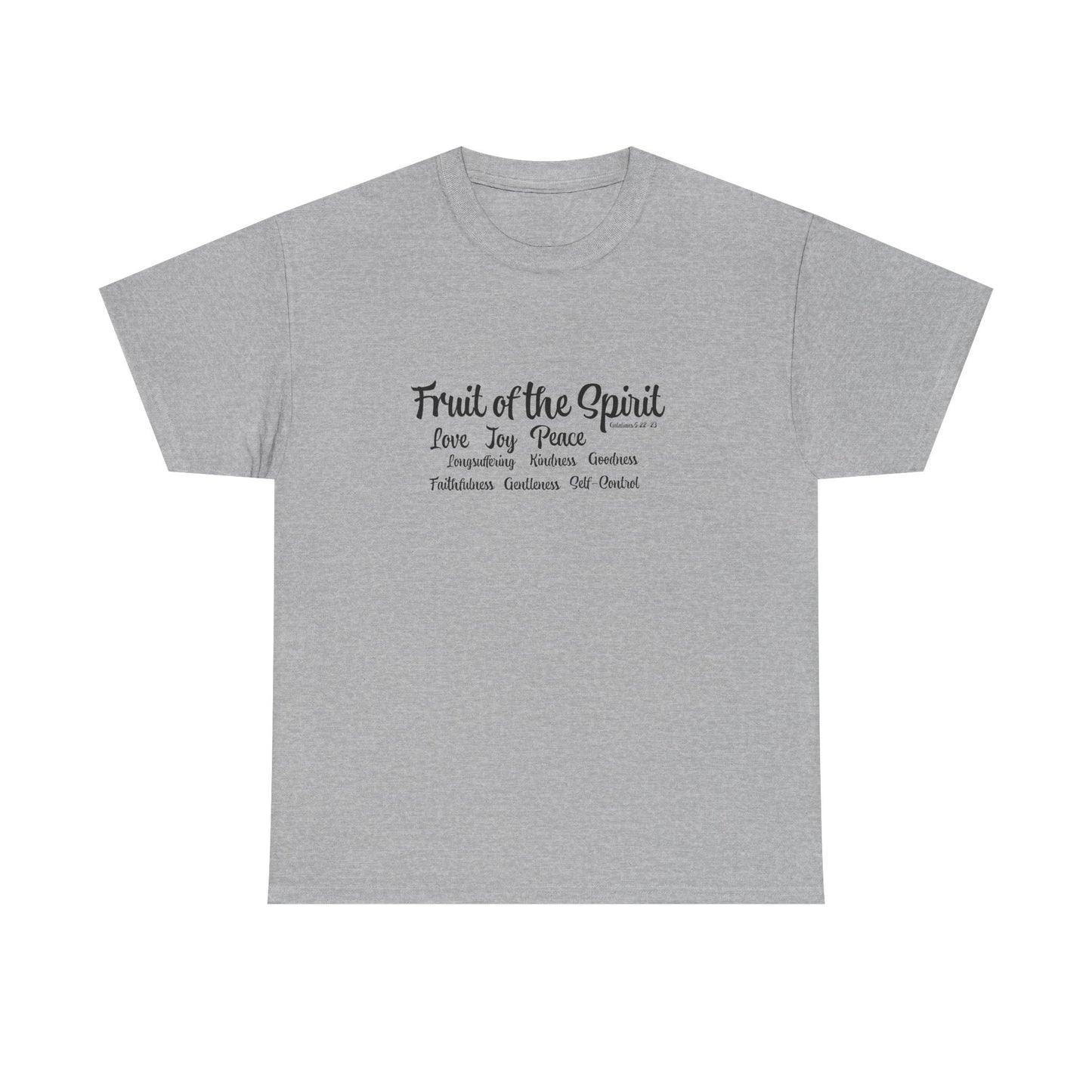 Unisex Heavy Cotton Tee Words Fruit of the Spirit