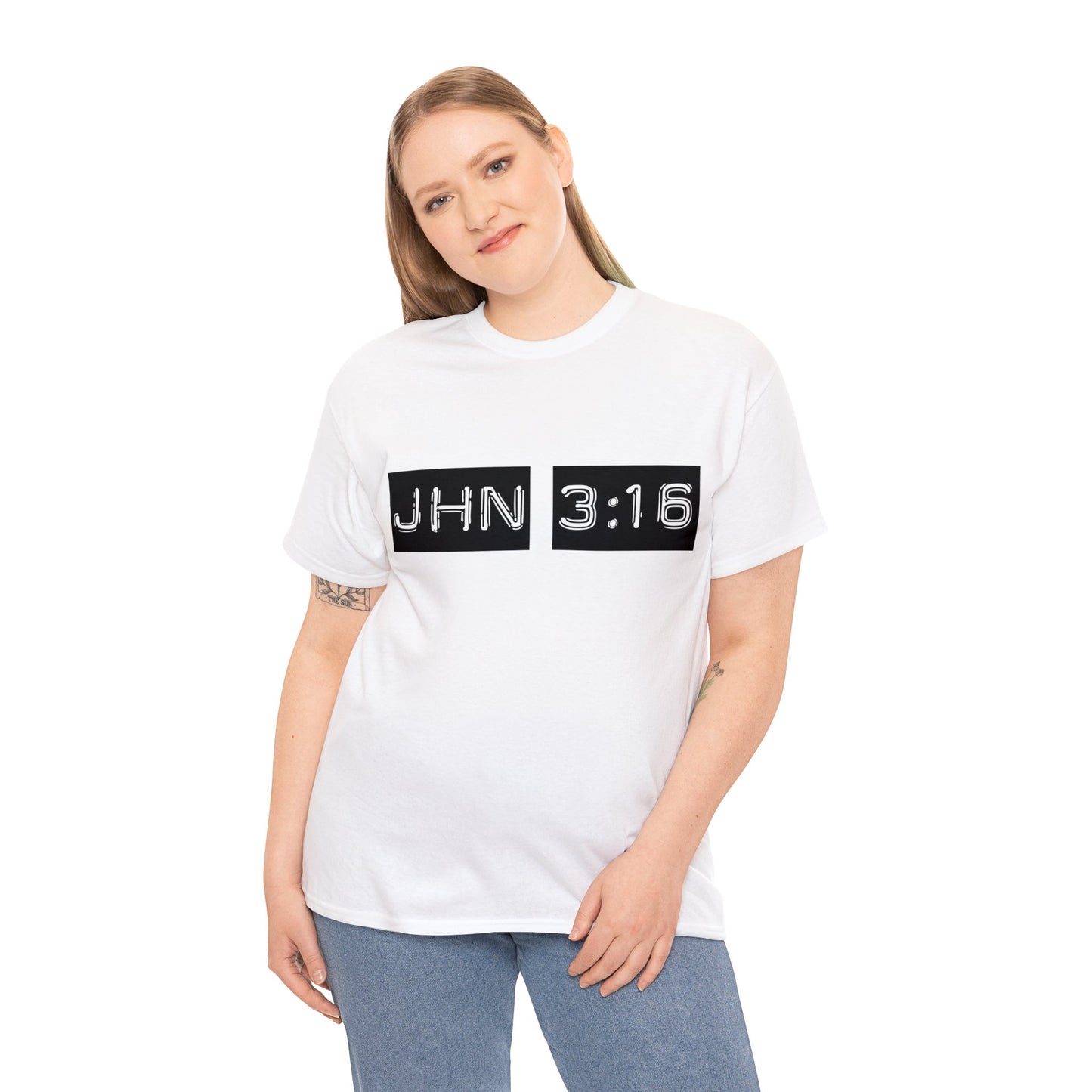 Unisex Heavy Cotton Tee - He so Loved the World
