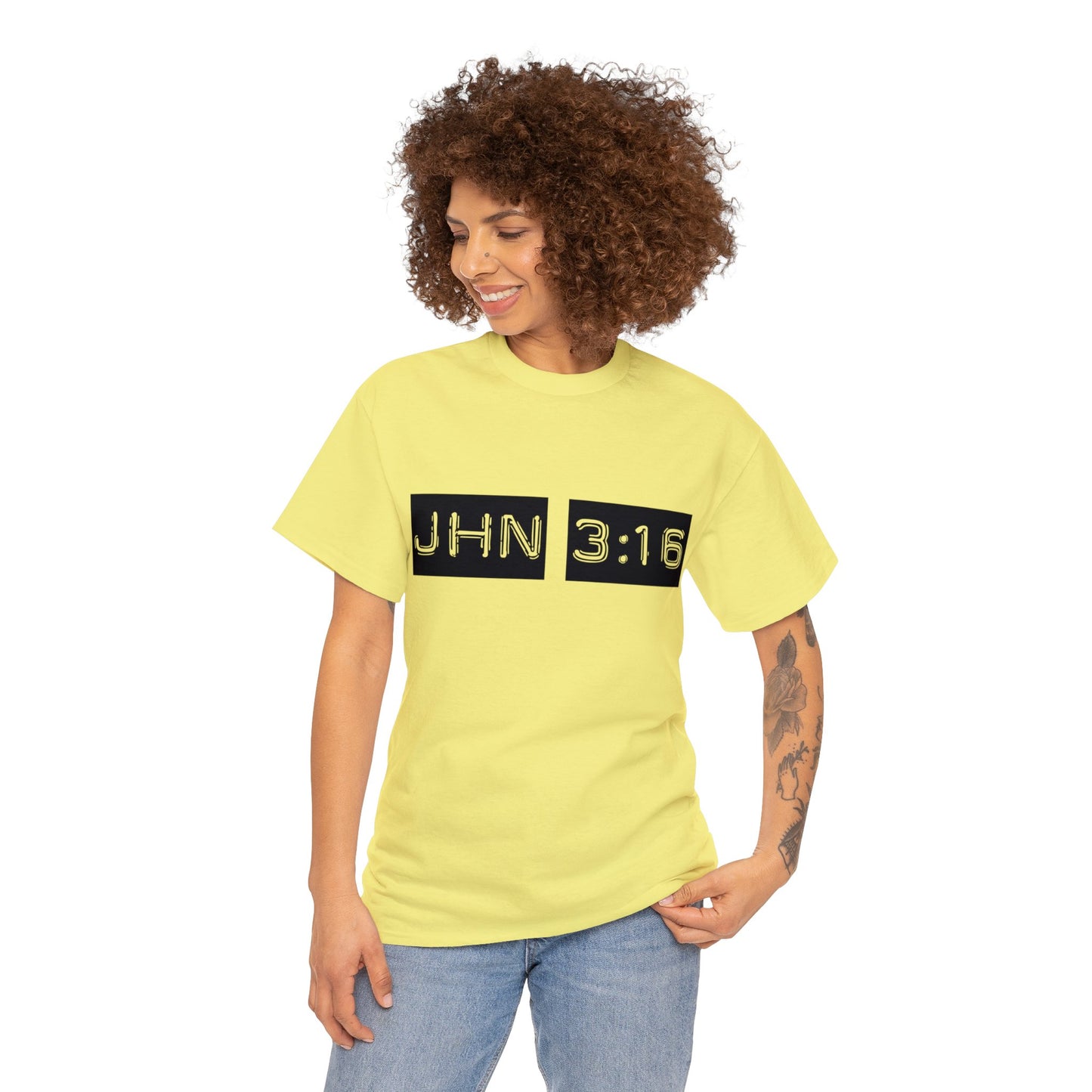 Unisex Heavy Cotton Tee - He so Loved the World