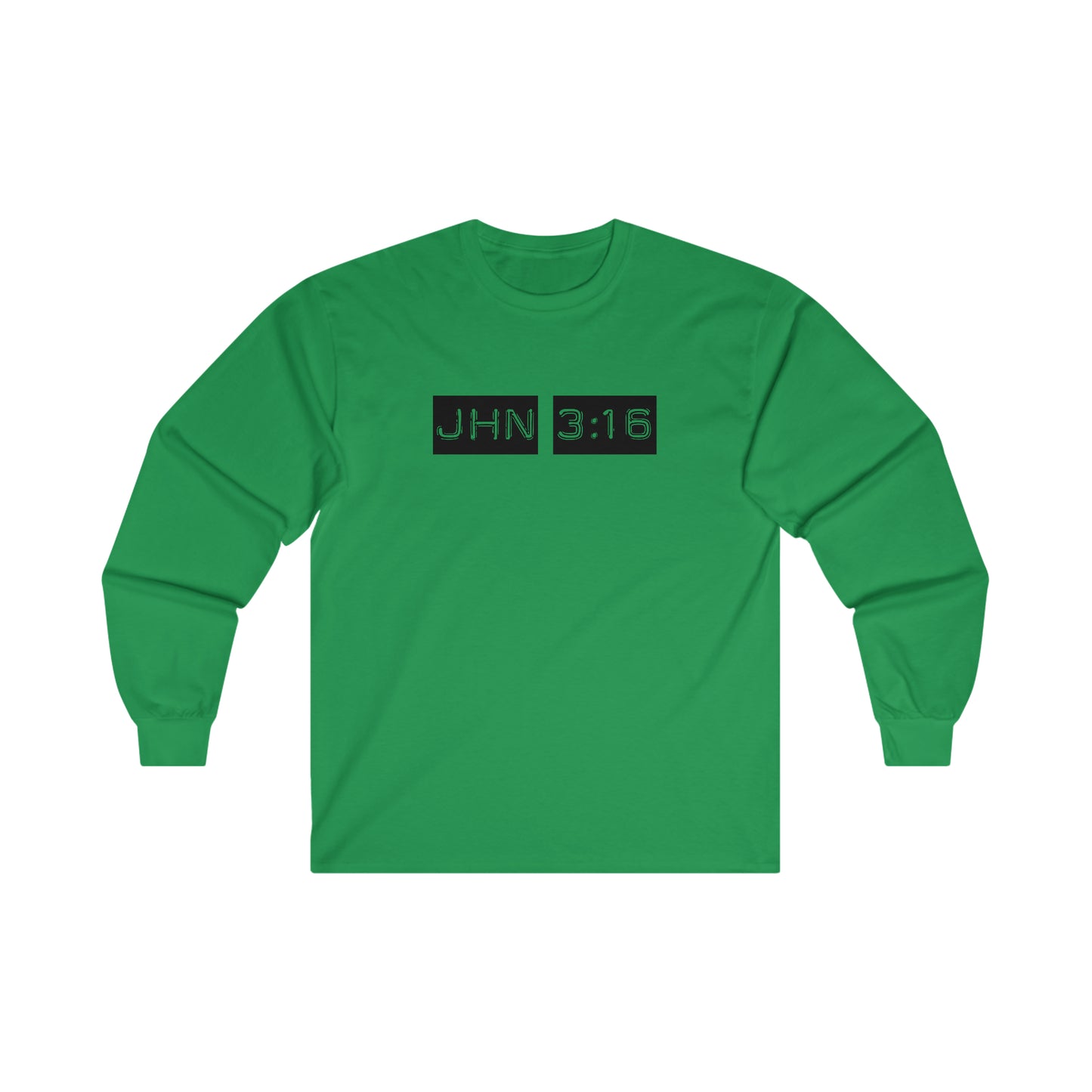 Ultra Cotton Long Sleeve Tee - God so loved the World