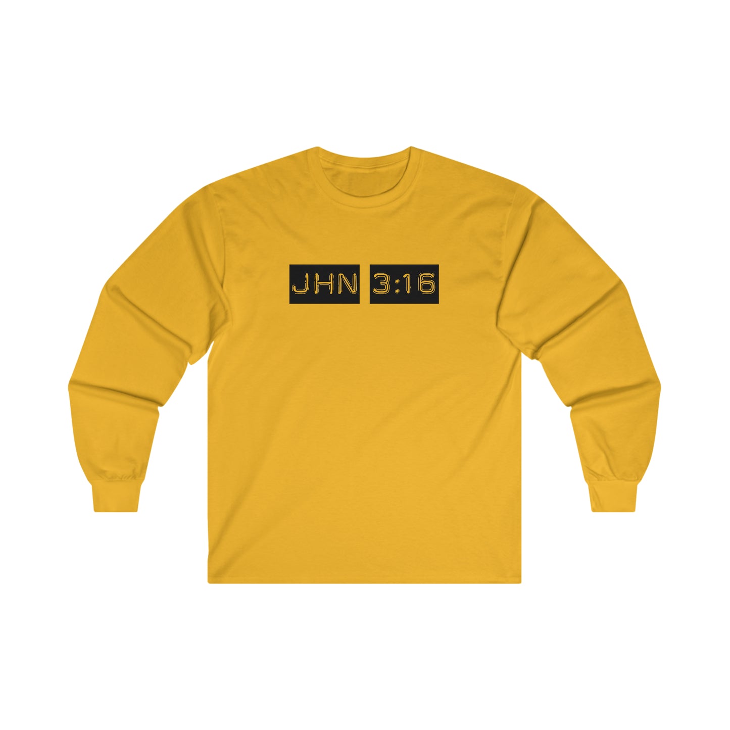Ultra Cotton Long Sleeve Tee - God so loved the World