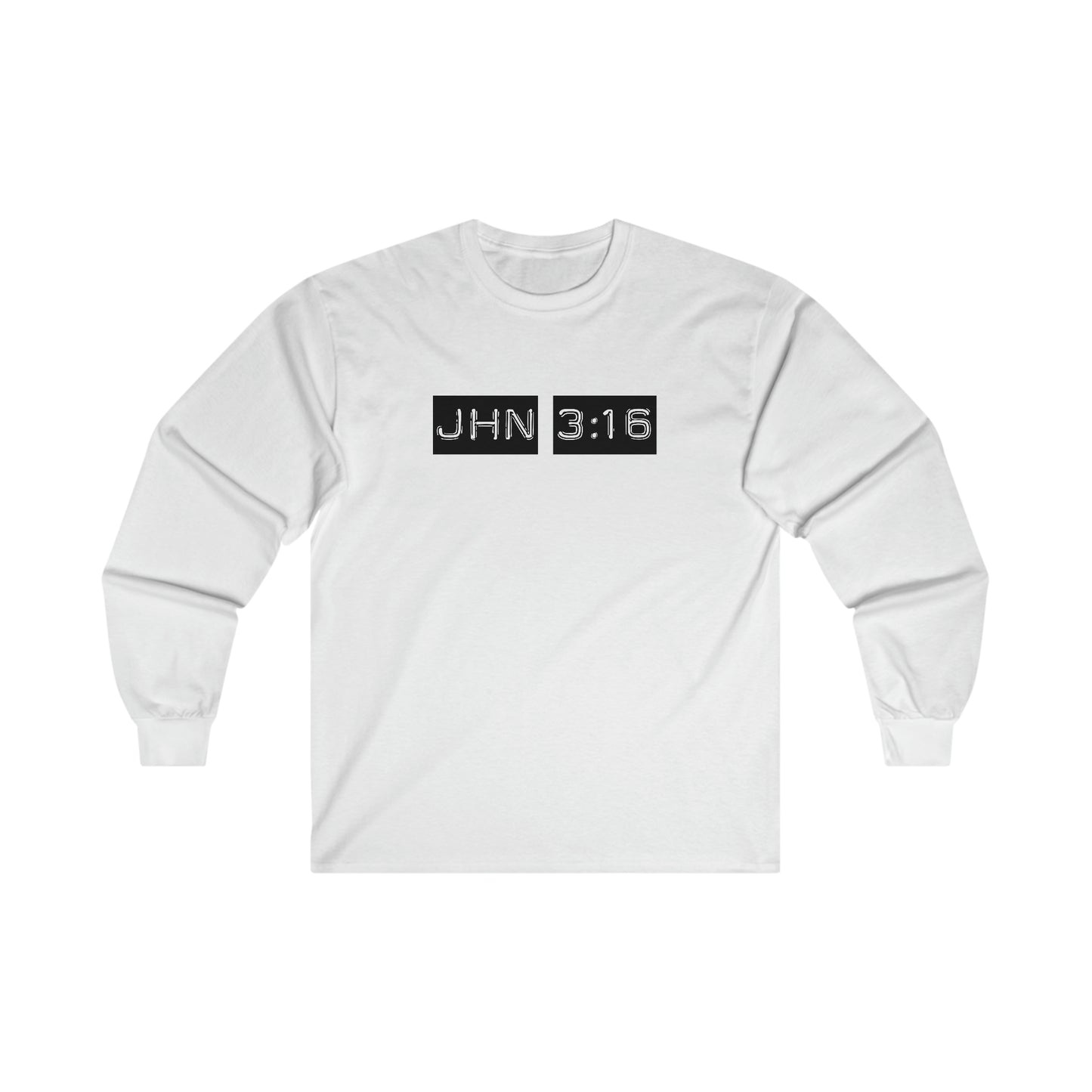 Ultra Cotton Long Sleeve Tee - God so loved the World
