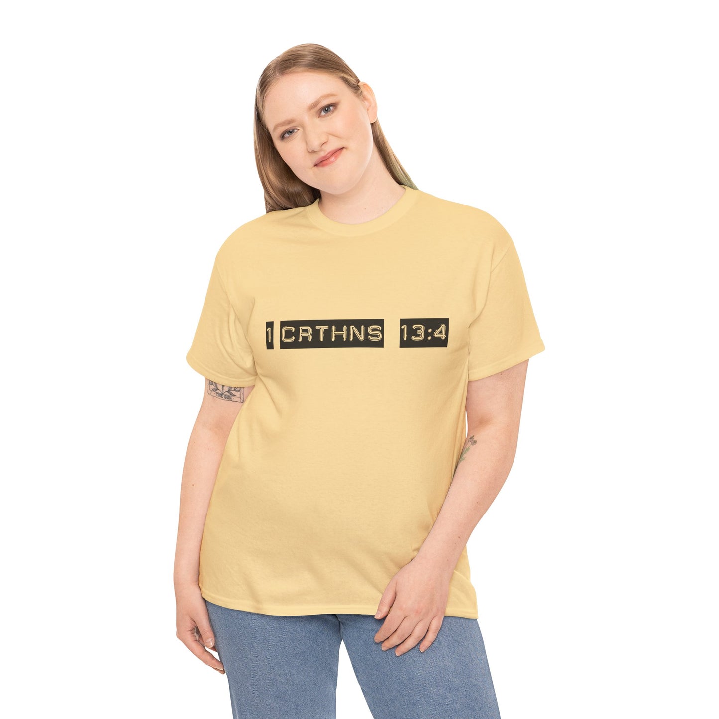 Unisex Heavy Cotton Tee - Love is Patient, Love is Kind