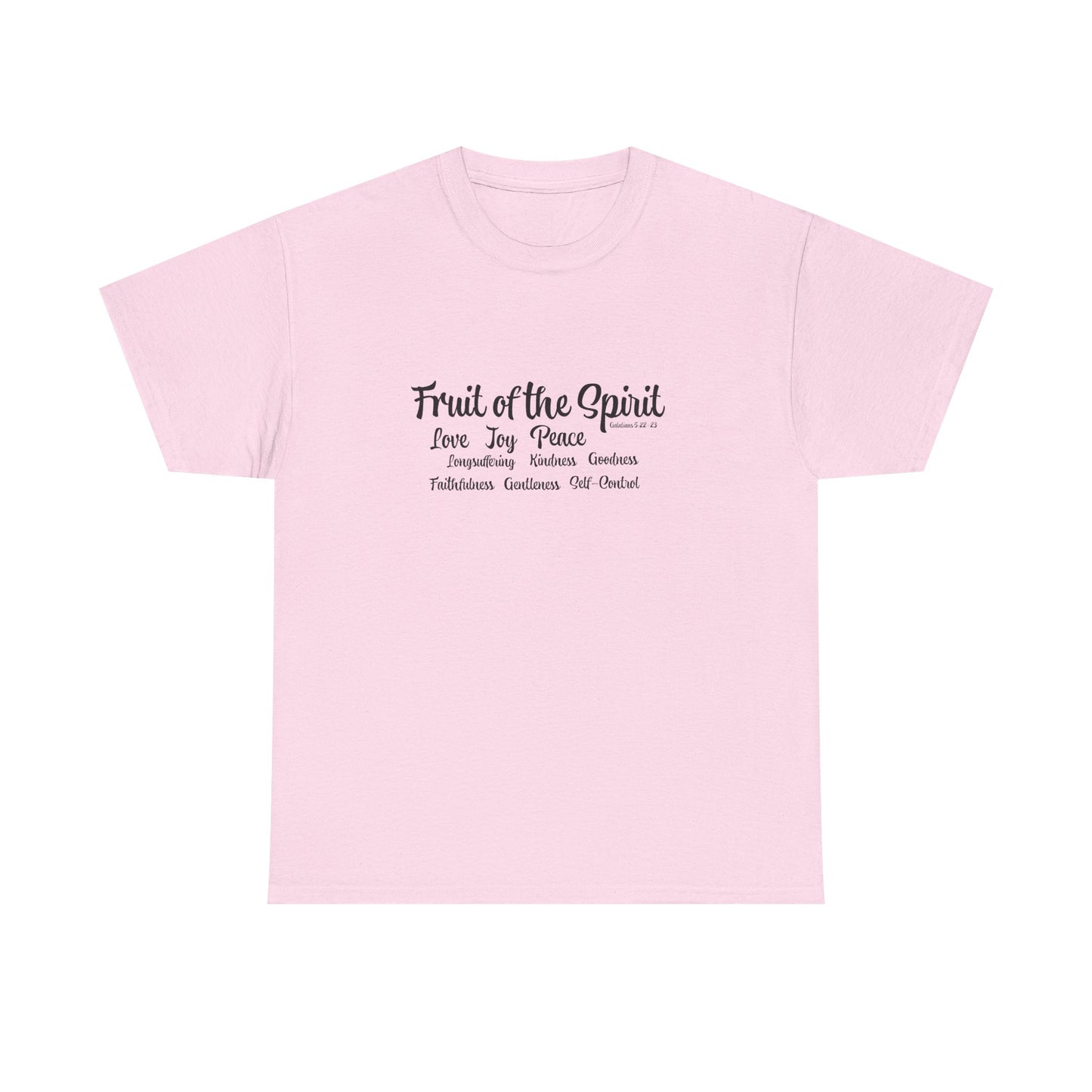 Unisex Heavy Cotton Tee Words Fruit of the Spirit