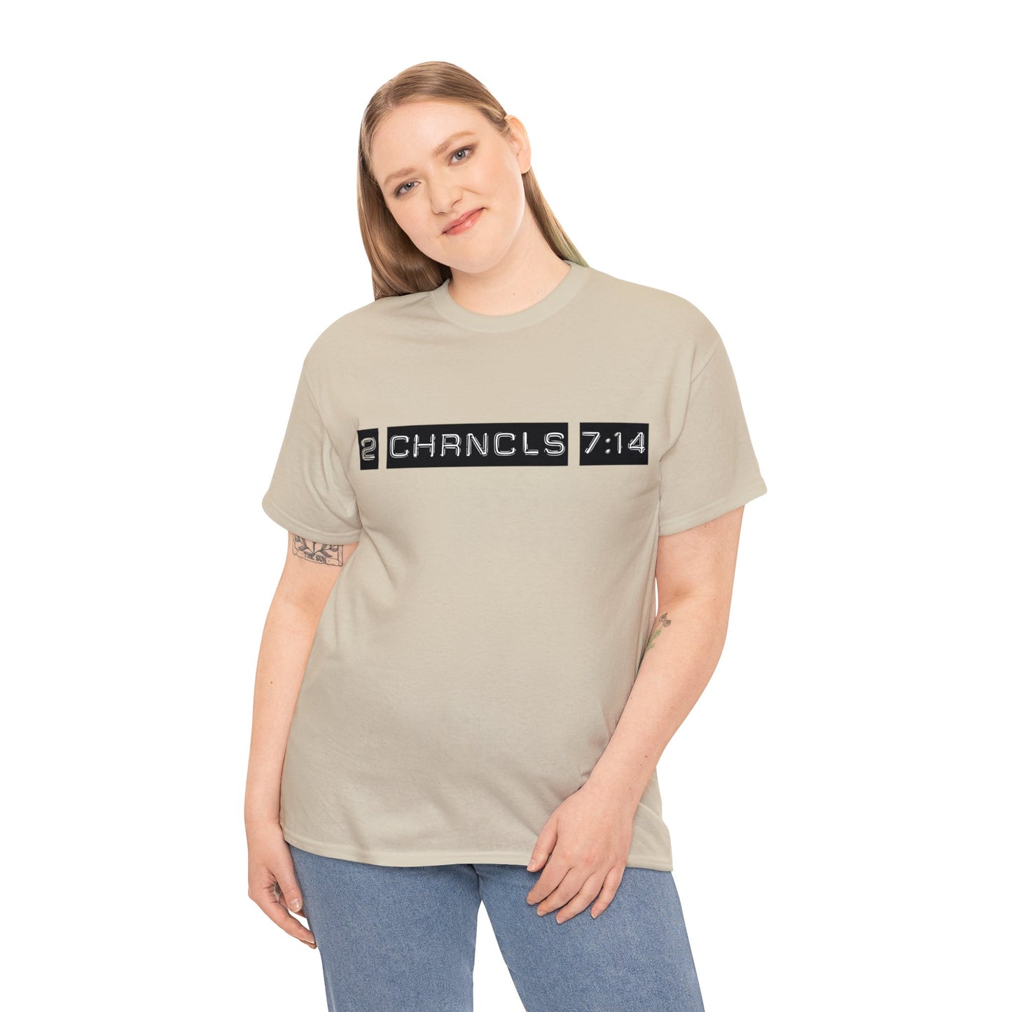 Unisex Heavy Cotton Tee - Be Humble and Pray
