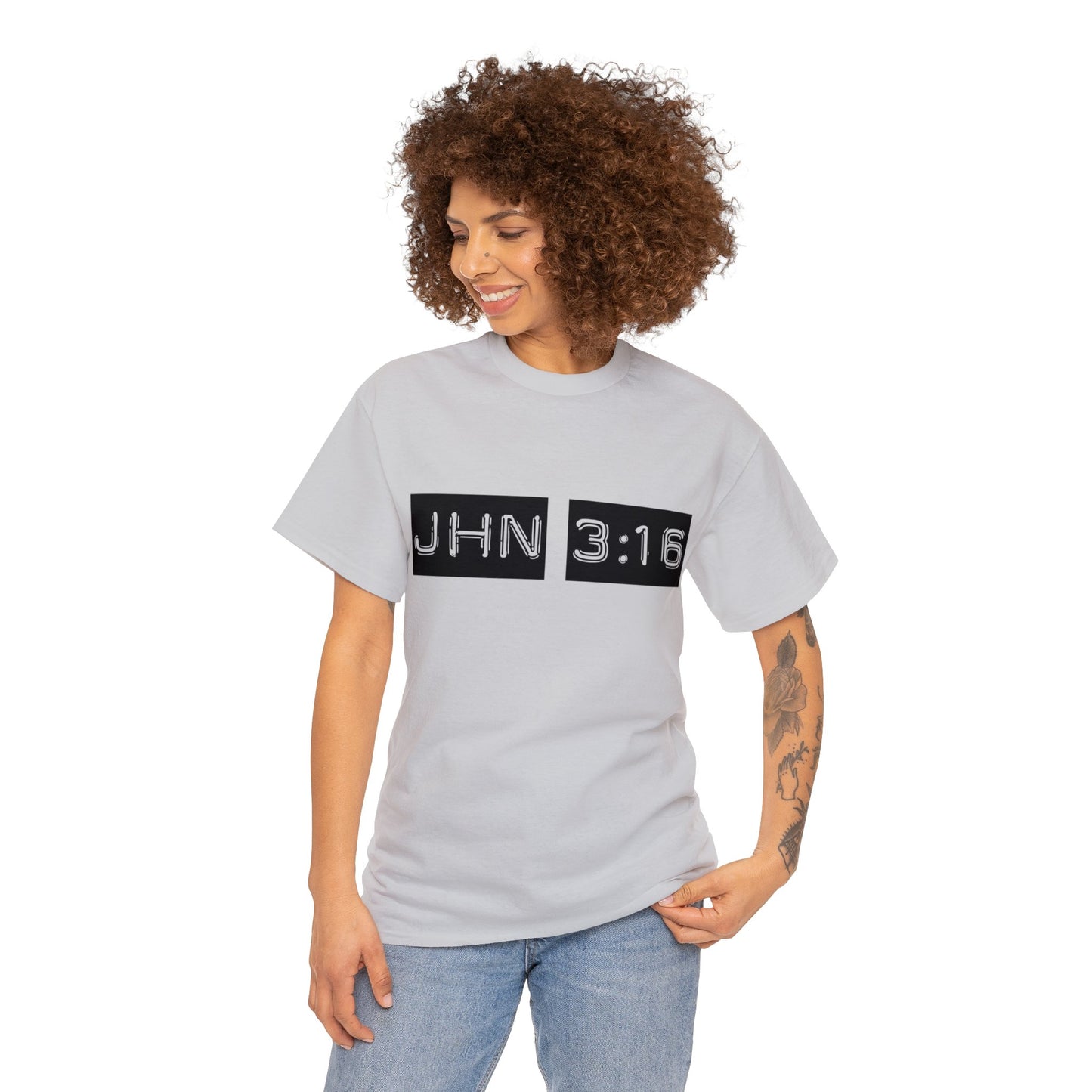 Unisex Heavy Cotton Tee - He so Loved the World