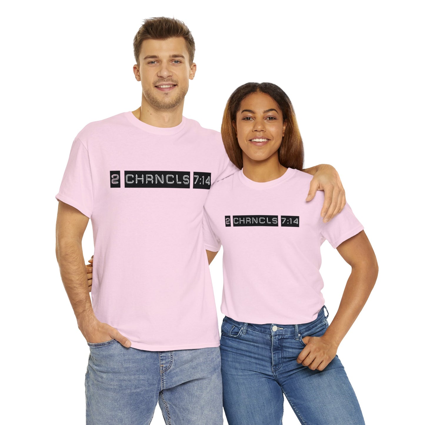 Unisex Heavy Cotton Tee - Be Humble and Pray