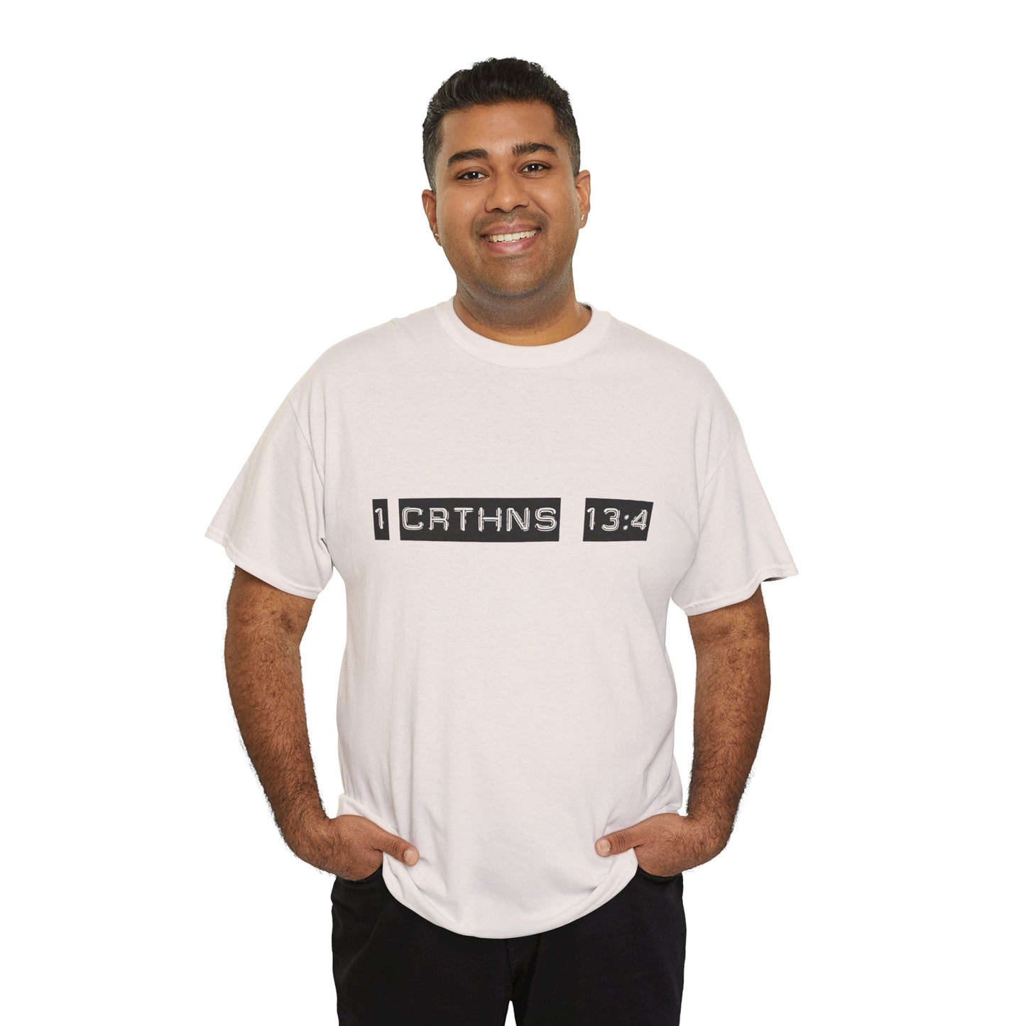 Unisex Heavy Cotton Tee - Love is Patient, Love is Kind