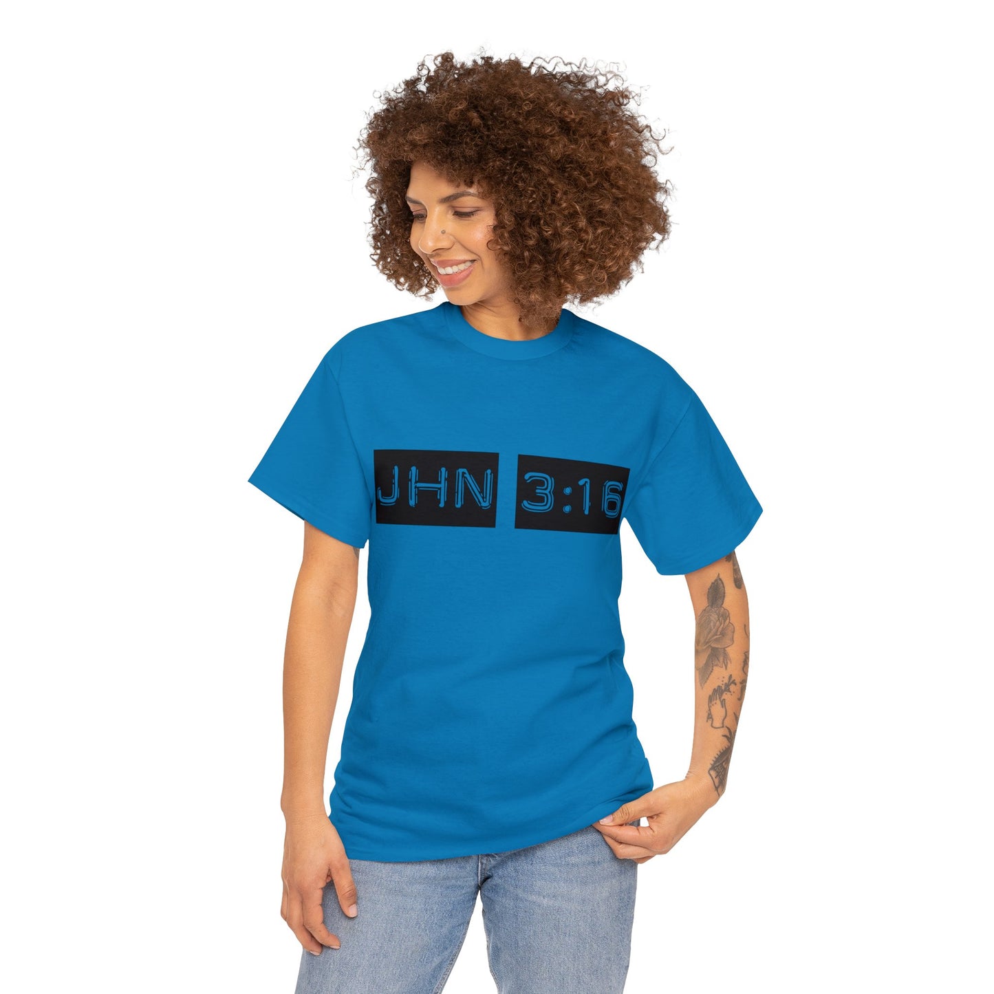Unisex Heavy Cotton Tee - He so Loved the World