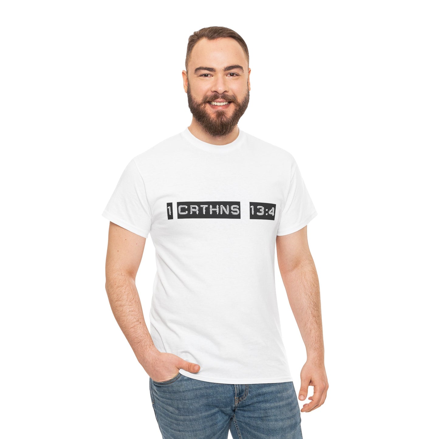 Unisex Heavy Cotton Tee - Love is Patient, Love is Kind