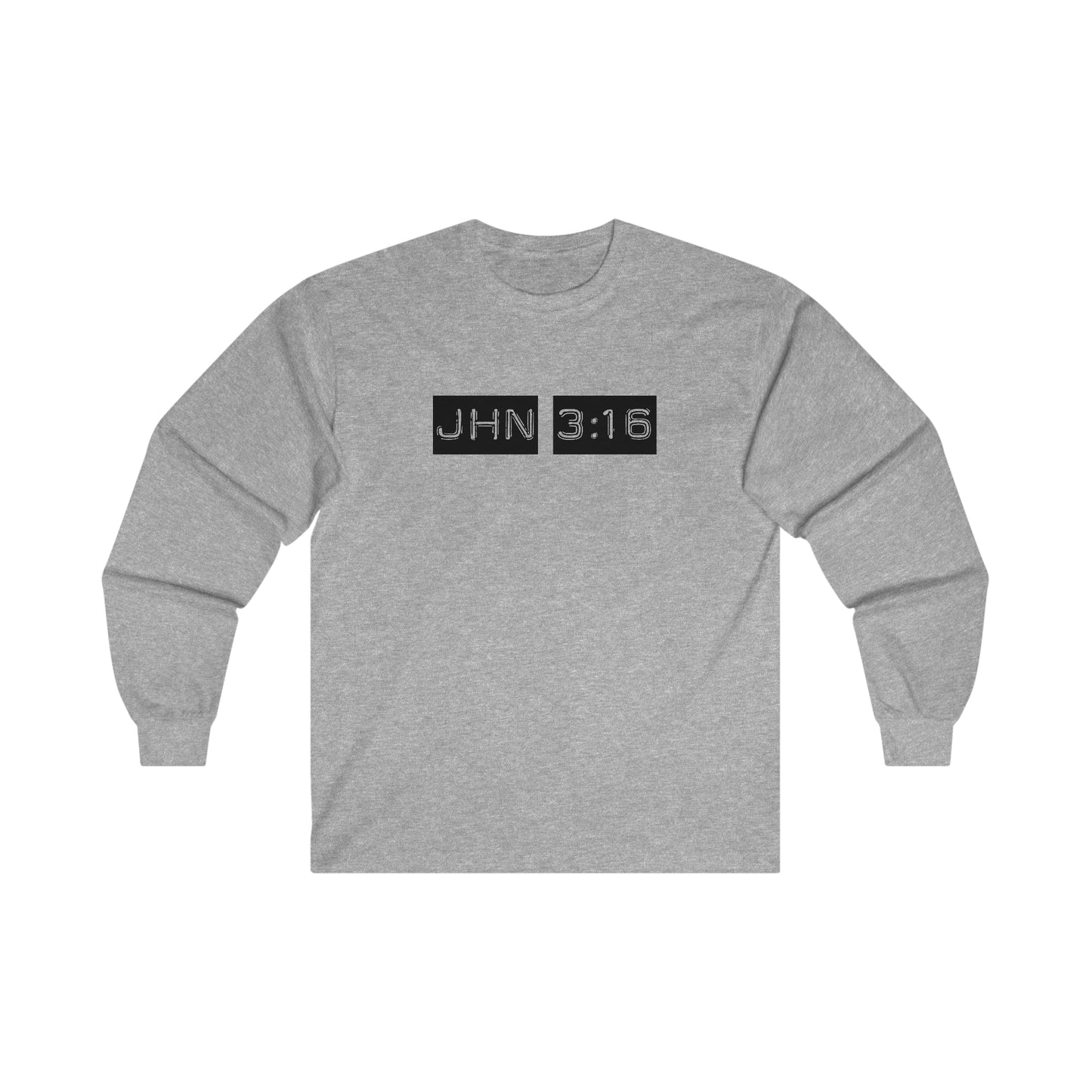 Ultra Cotton Long Sleeve Tee - God so loved the World