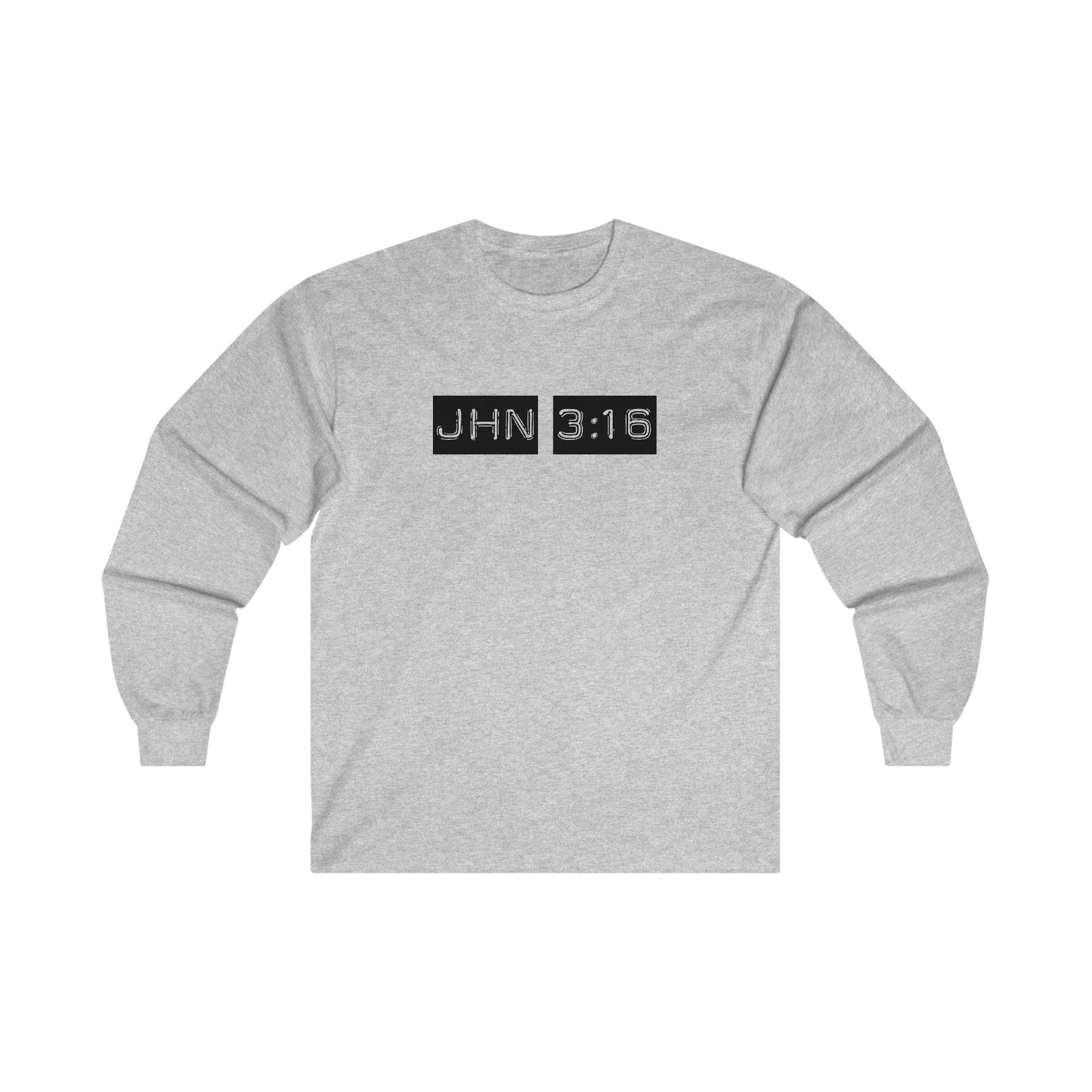 Ultra Cotton Long Sleeve Tee - God so loved the World
