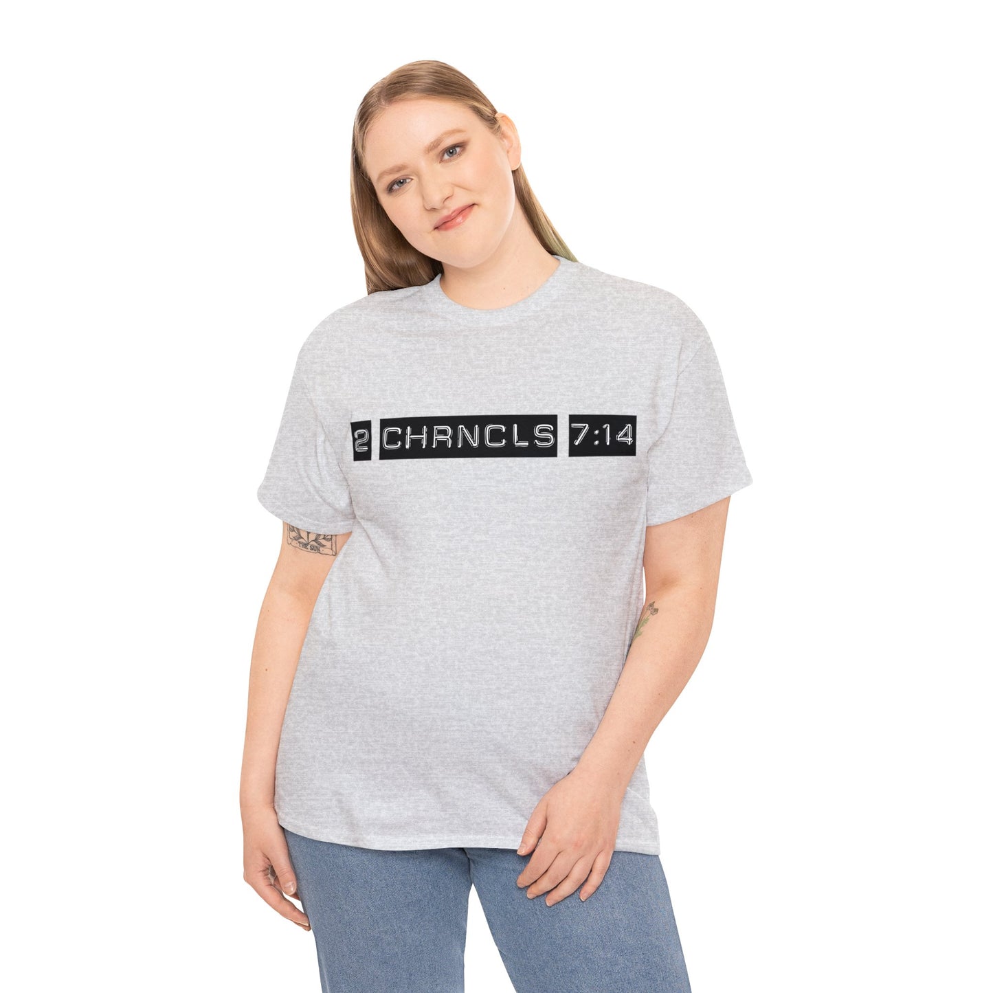 Unisex Heavy Cotton Tee - Be Humble and Pray