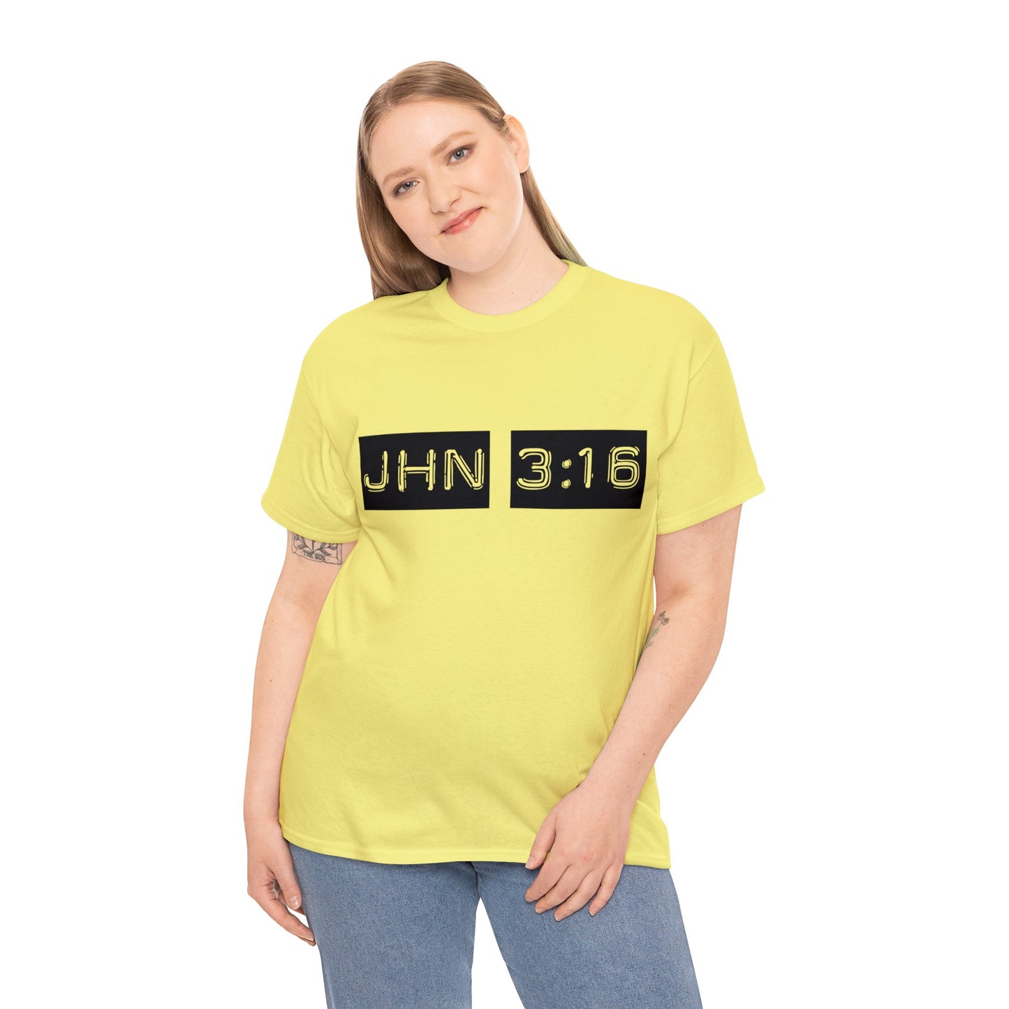 Unisex Heavy Cotton Tee - He so Loved the World