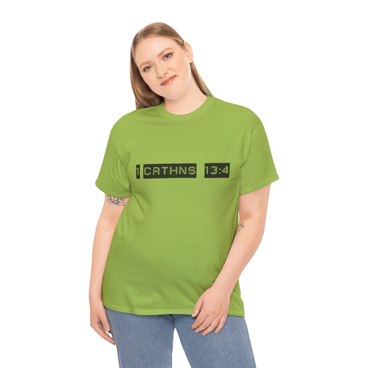 Unisex Heavy Cotton Tee - Love is Patient, Love is Kind