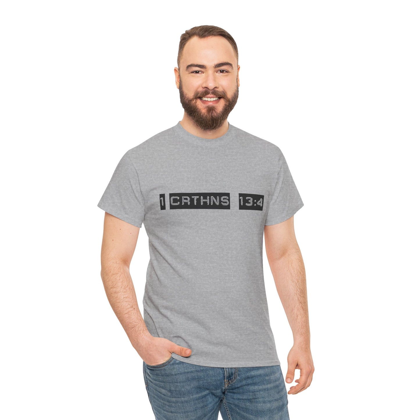Unisex Heavy Cotton Tee - Love is Patient, Love is Kind