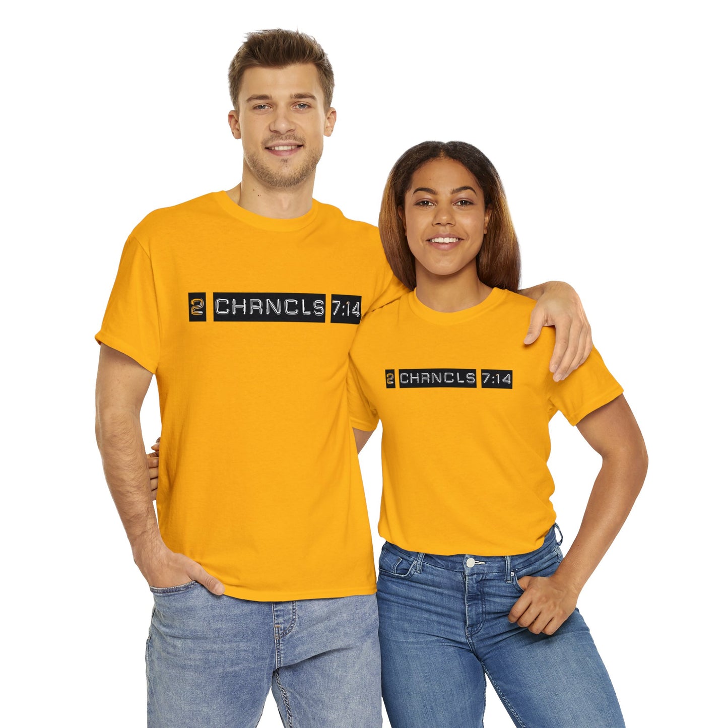 Unisex Heavy Cotton Tee - Be Humble and Pray