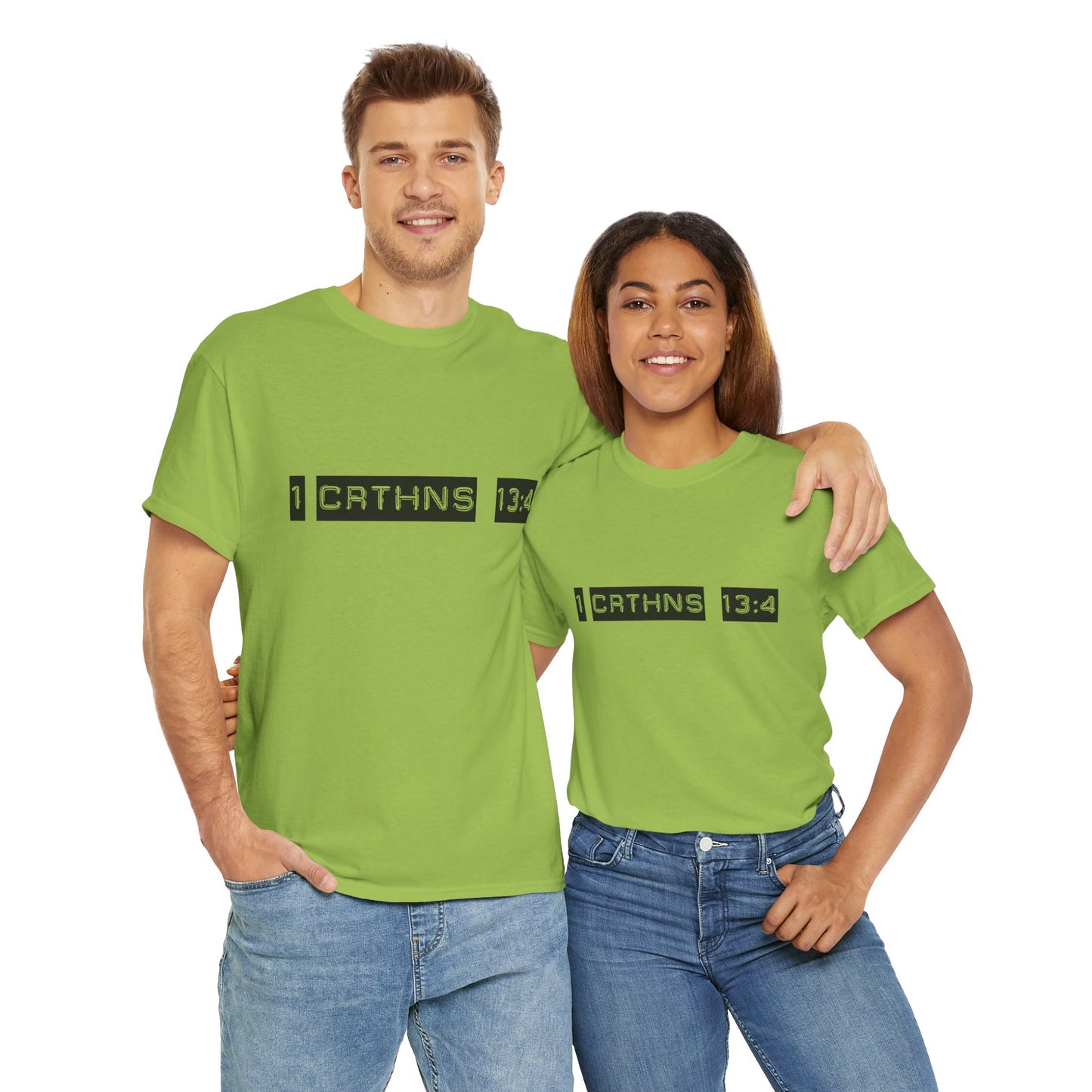 Unisex Heavy Cotton Tee - Love is Patient, Love is Kind