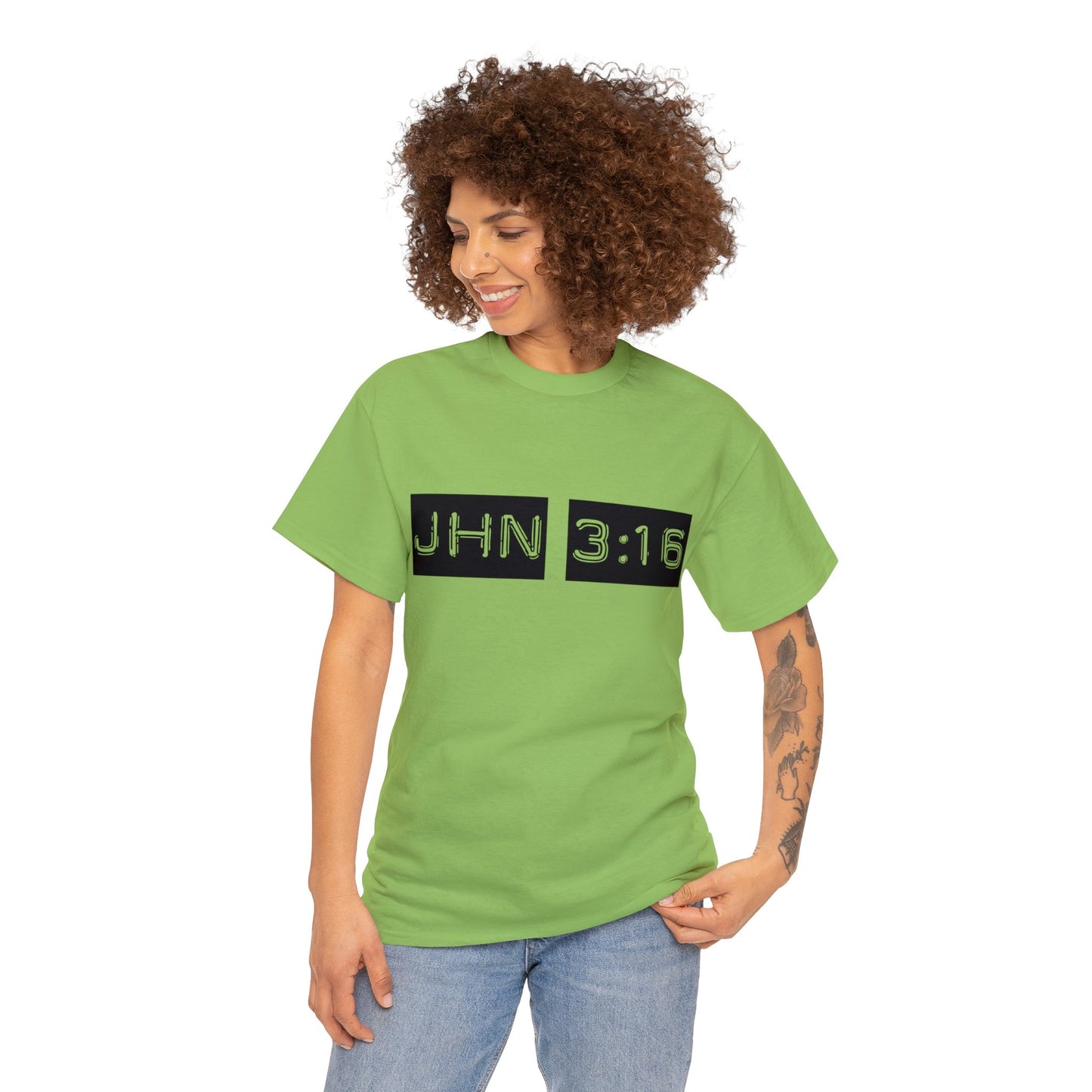 Unisex Heavy Cotton Tee - He so Loved the World
