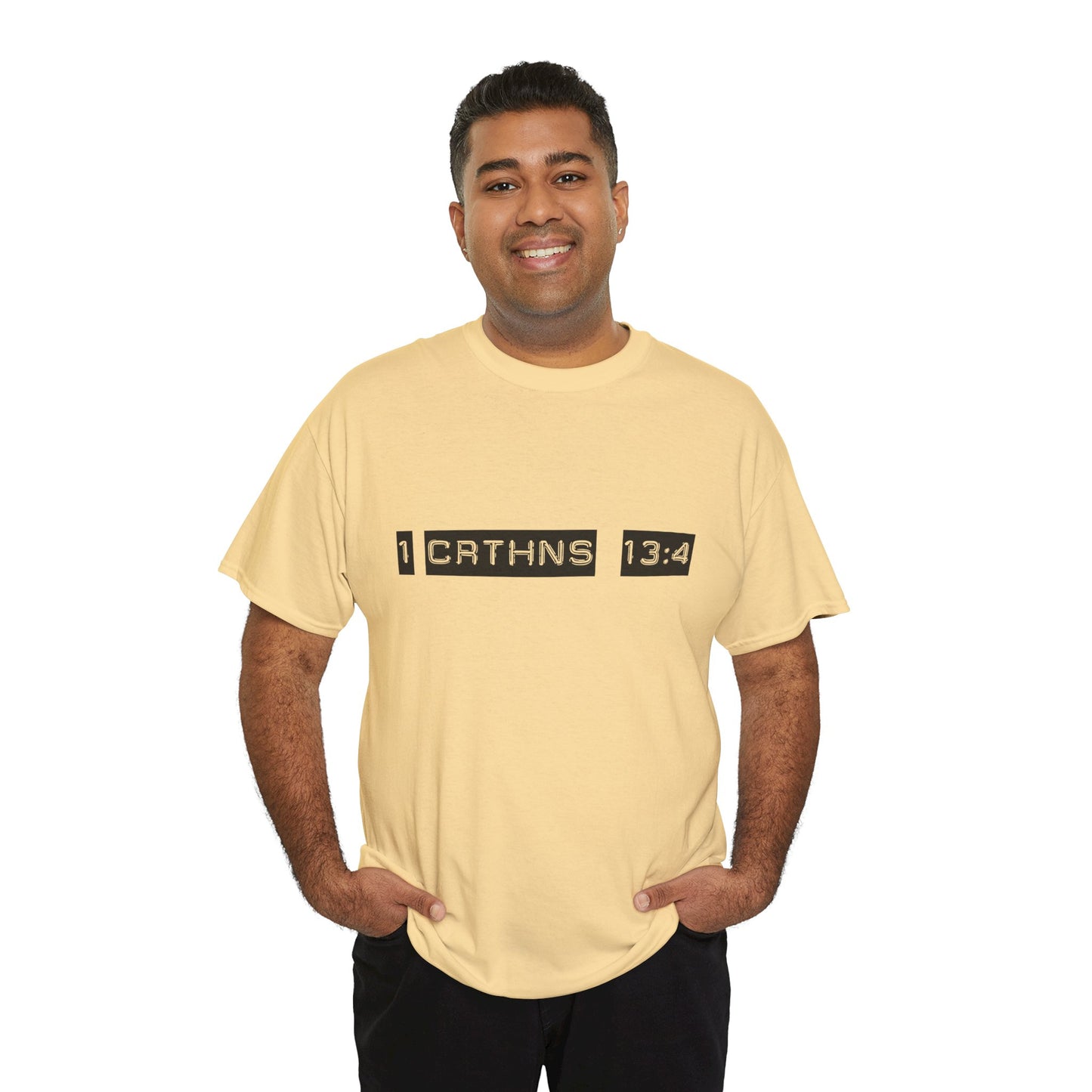 Unisex Heavy Cotton Tee - Love is Patient, Love is Kind