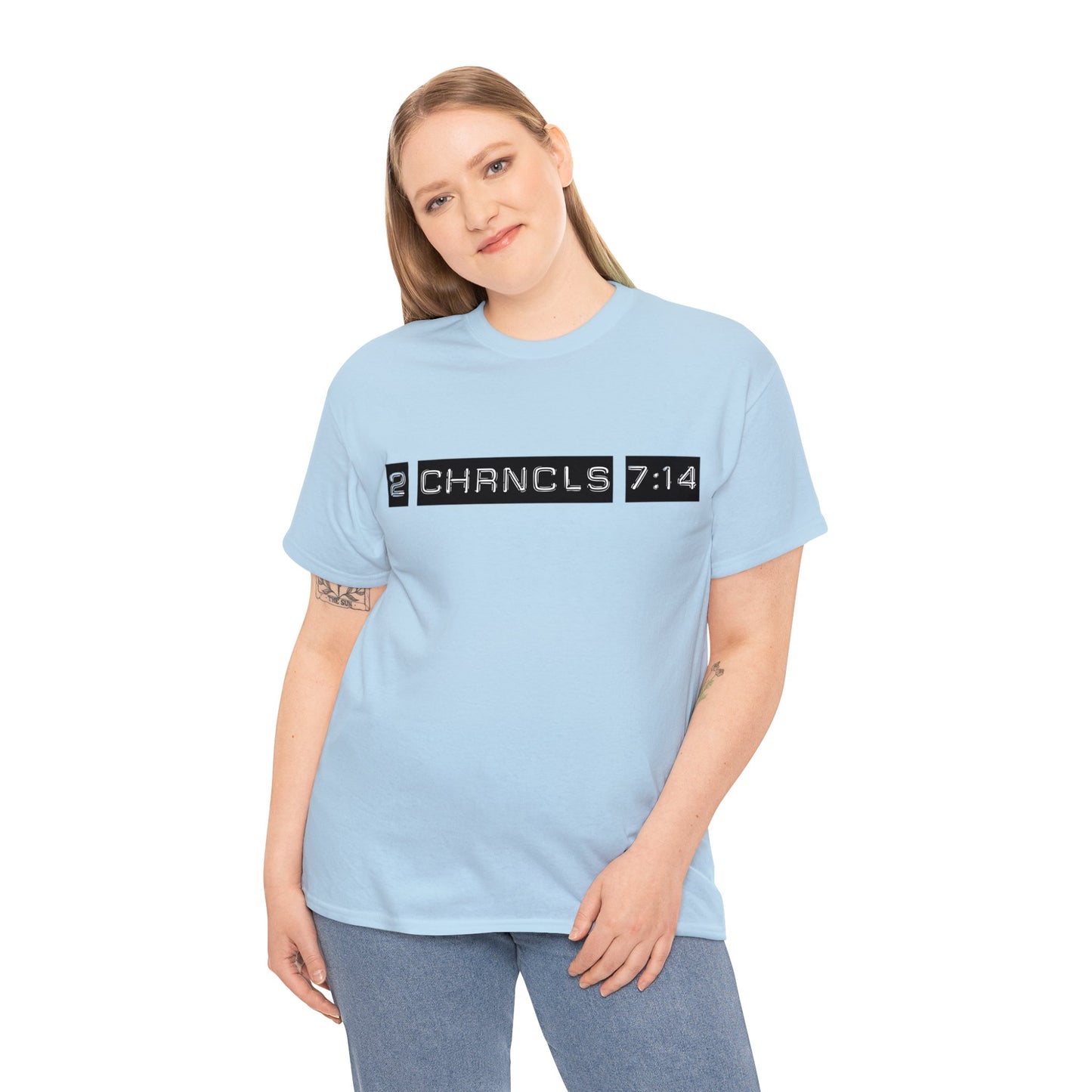 Unisex Heavy Cotton Tee - Be Humble and Pray