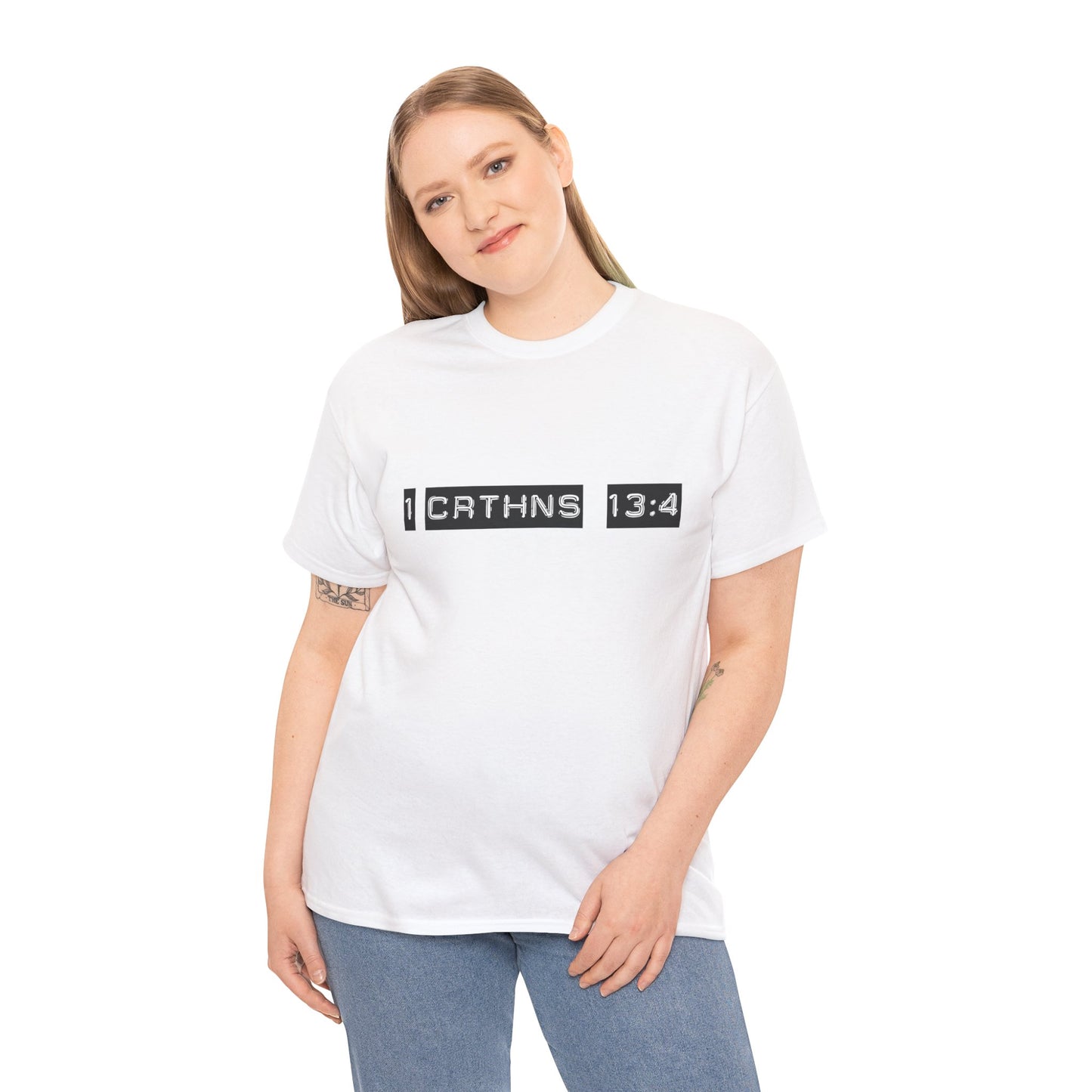 Unisex Heavy Cotton Tee - Love is Patient, Love is Kind