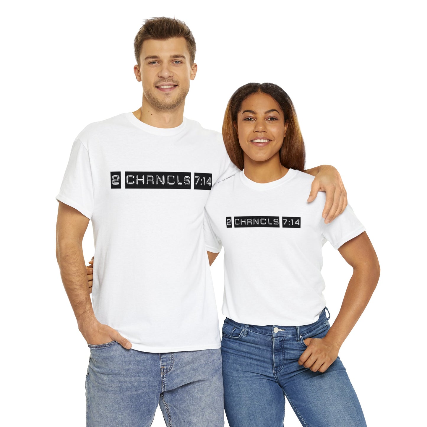 Unisex Heavy Cotton Tee - Be Humble and Pray