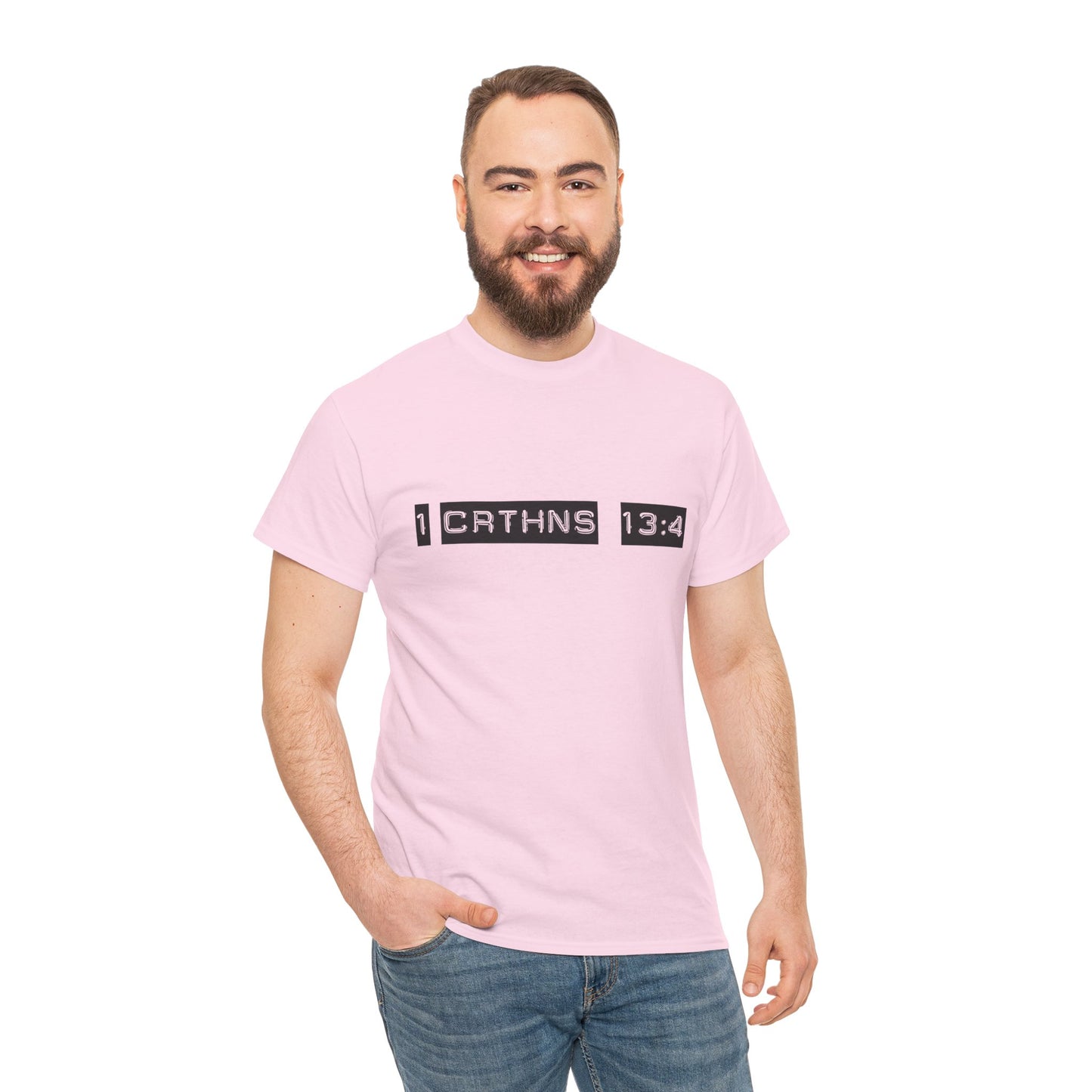 Unisex Heavy Cotton Tee - Love is Patient, Love is Kind