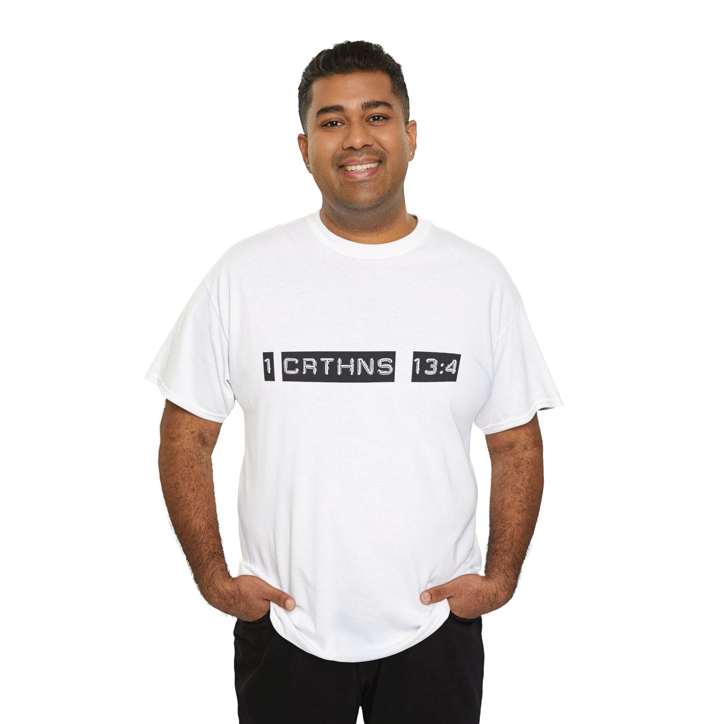 Unisex Heavy Cotton Tee - Love is Patient, Love is Kind