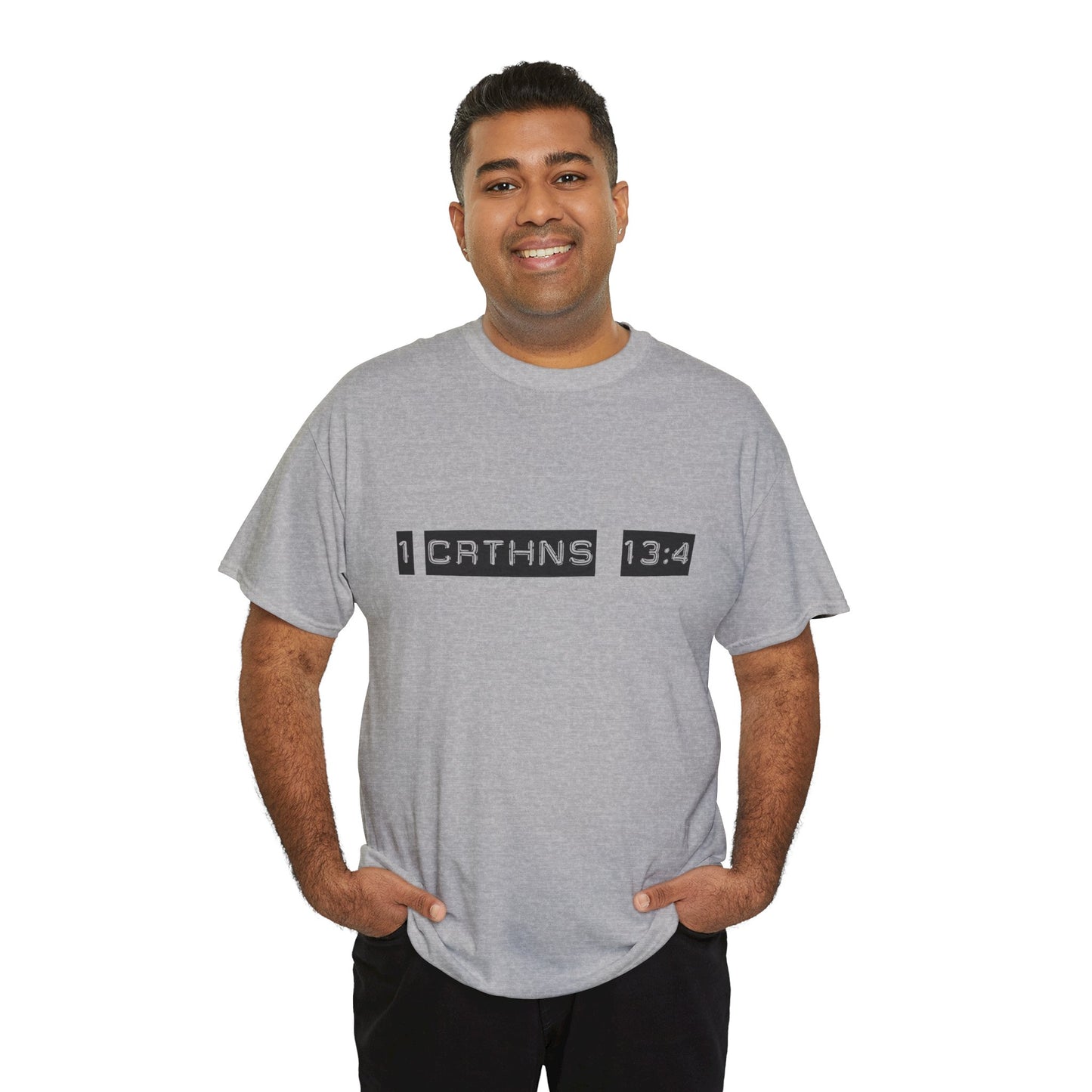 Unisex Heavy Cotton Tee - Love is Patient, Love is Kind