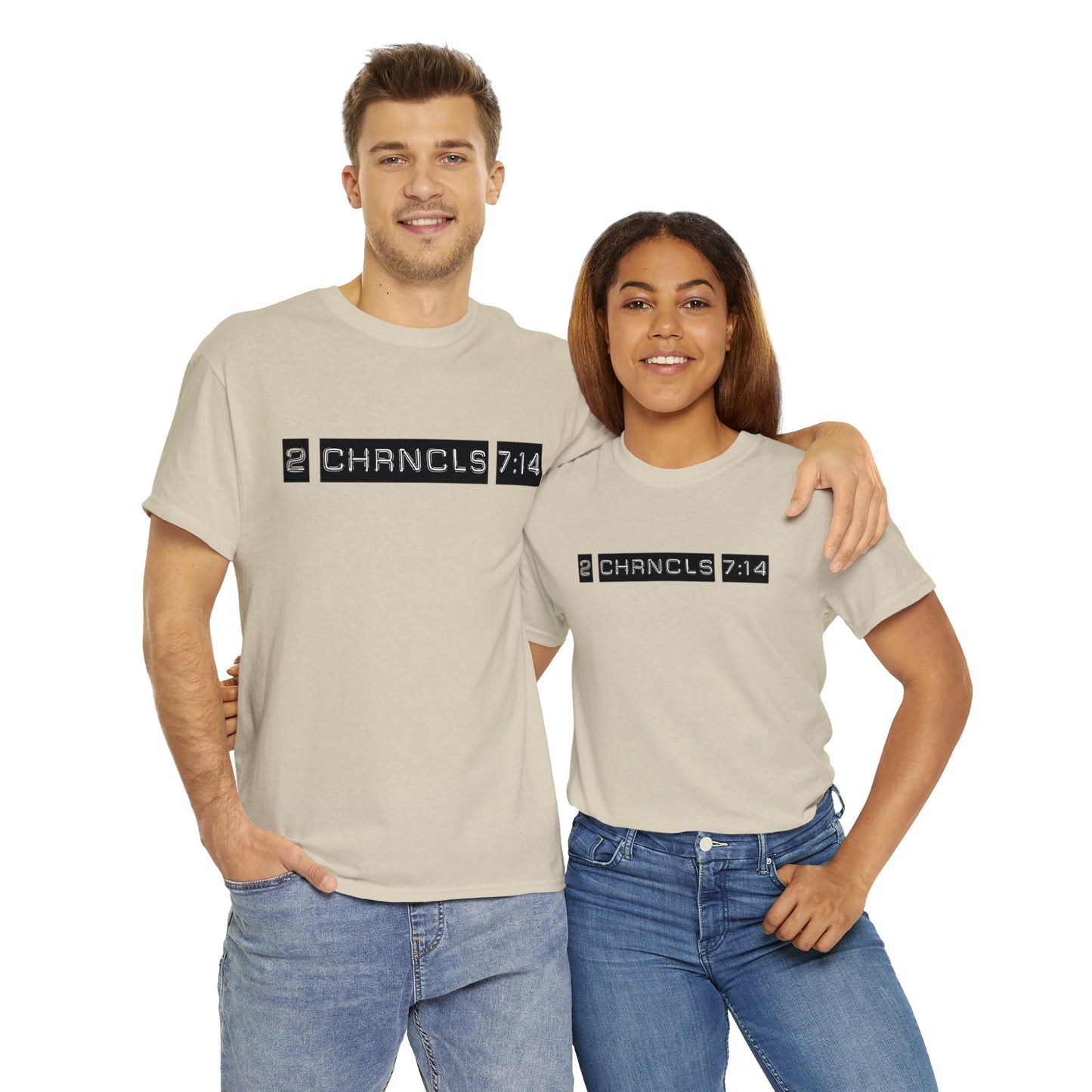 Unisex Heavy Cotton Tee - Be Humble and Pray
