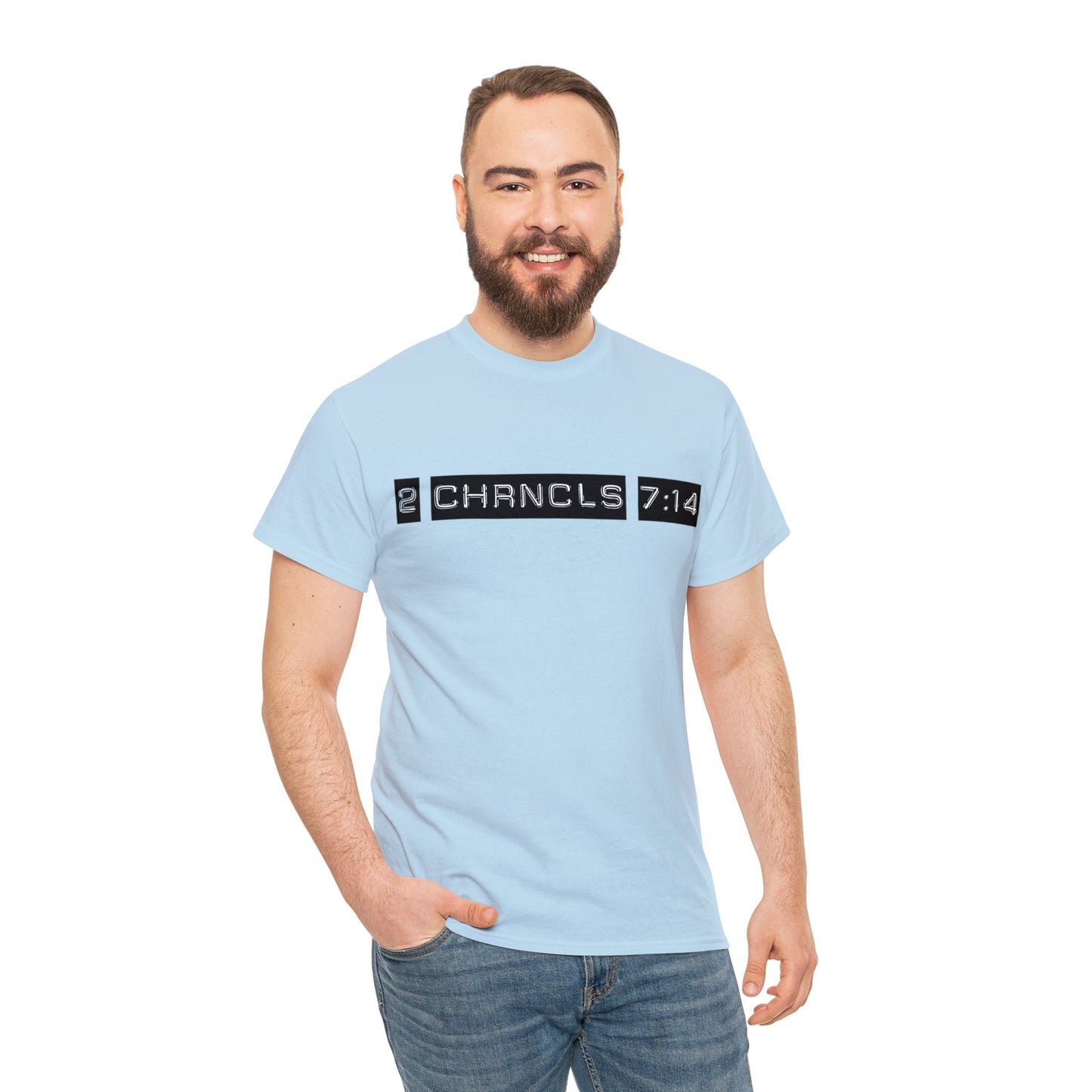 Unisex Heavy Cotton Tee - Be Humble and Pray