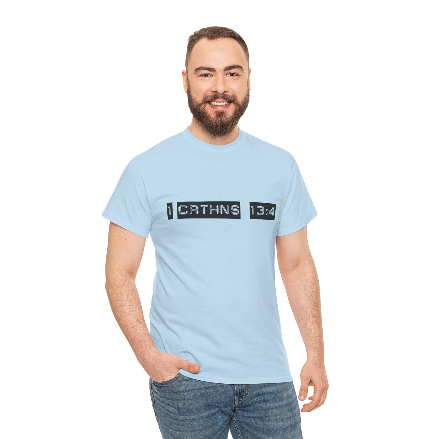 Unisex Heavy Cotton Tee - Love is Patient, Love is Kind